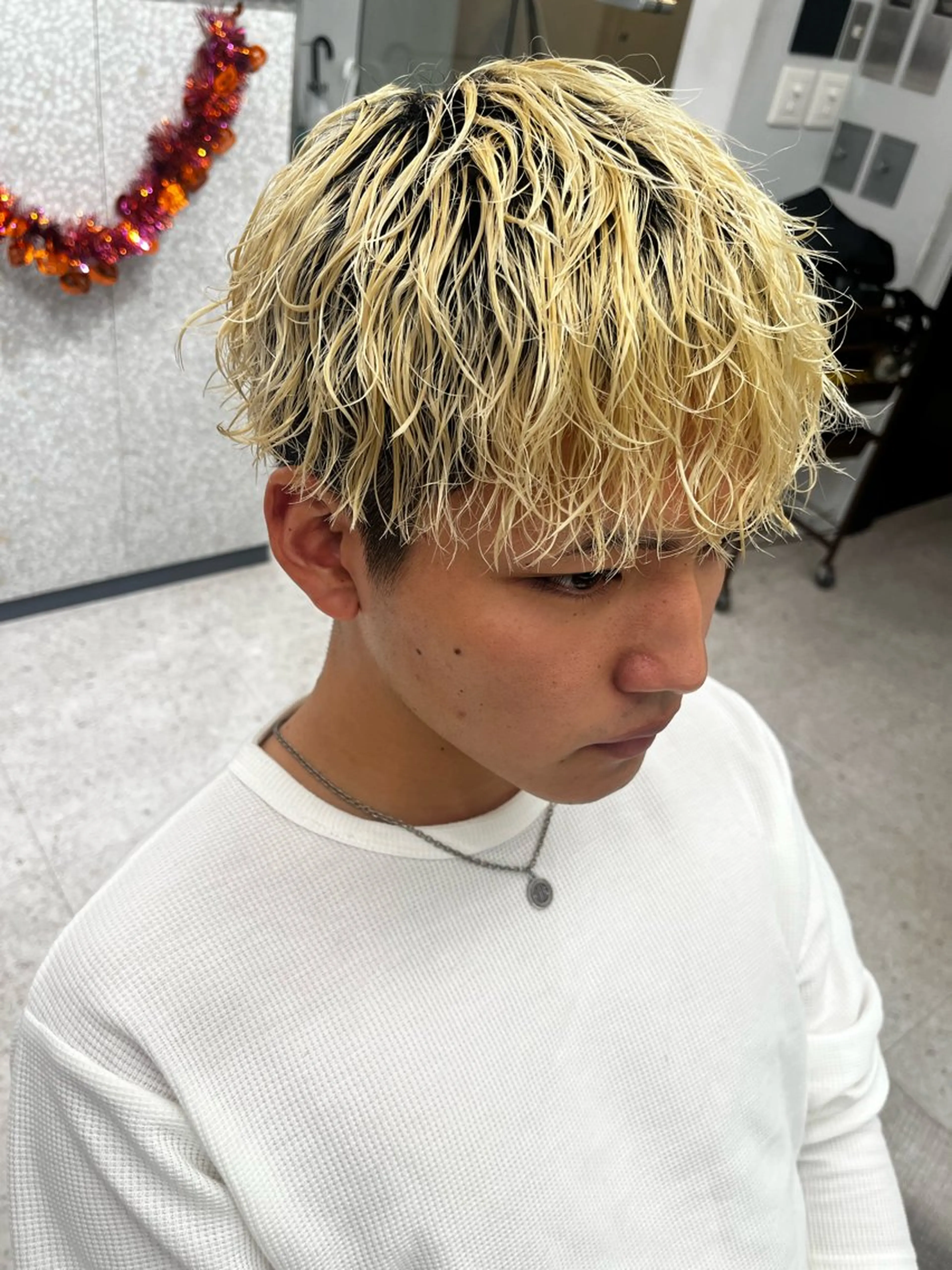 パーマ メンズ 🍐シャドウパーマ メンズ特化/守岡🍐のヘアスタイル