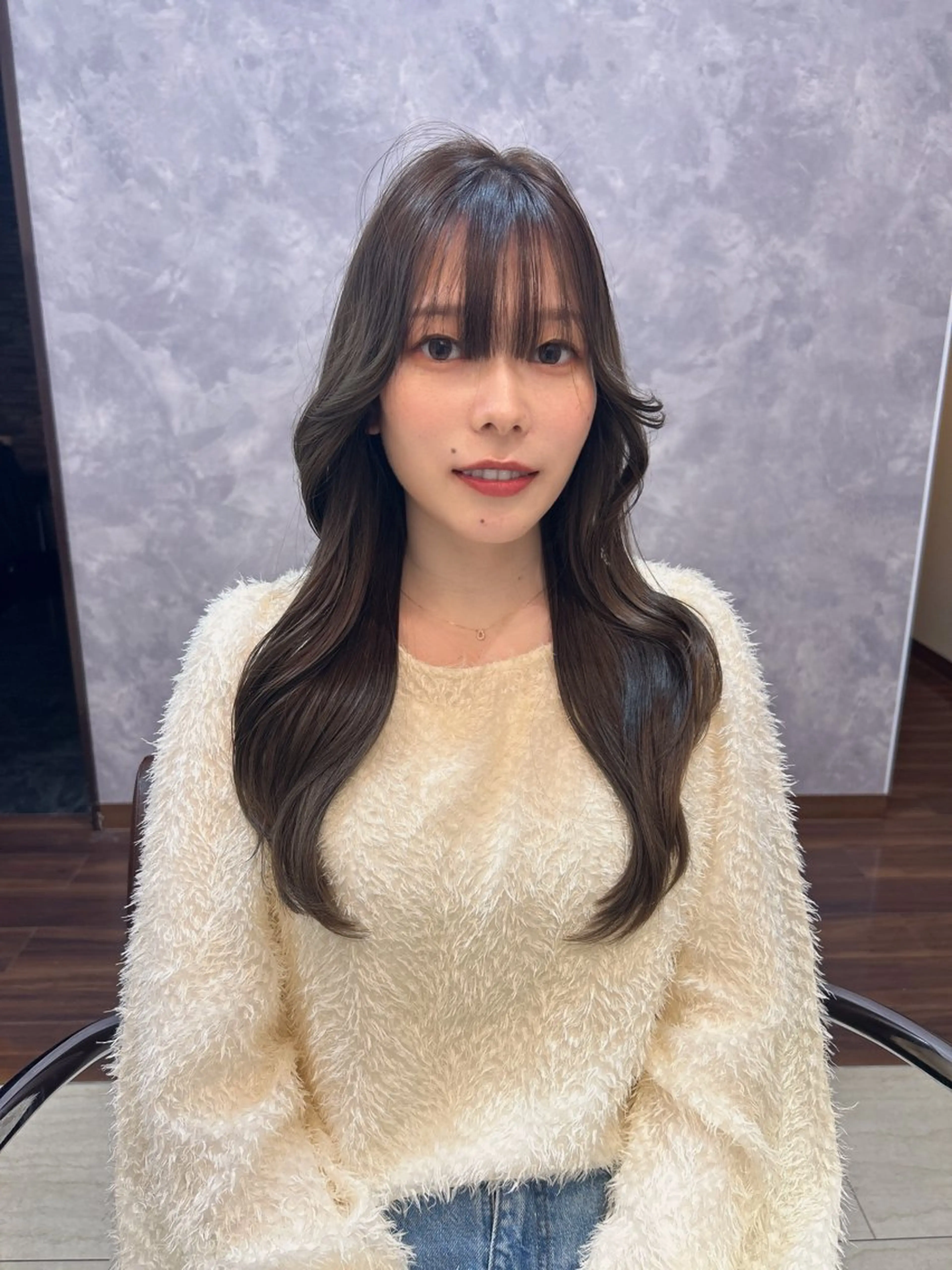 ロング カラー カット ヘアカラー トリートメント 🦋髪質改善🦋 眞井琴美のヘアスタイル