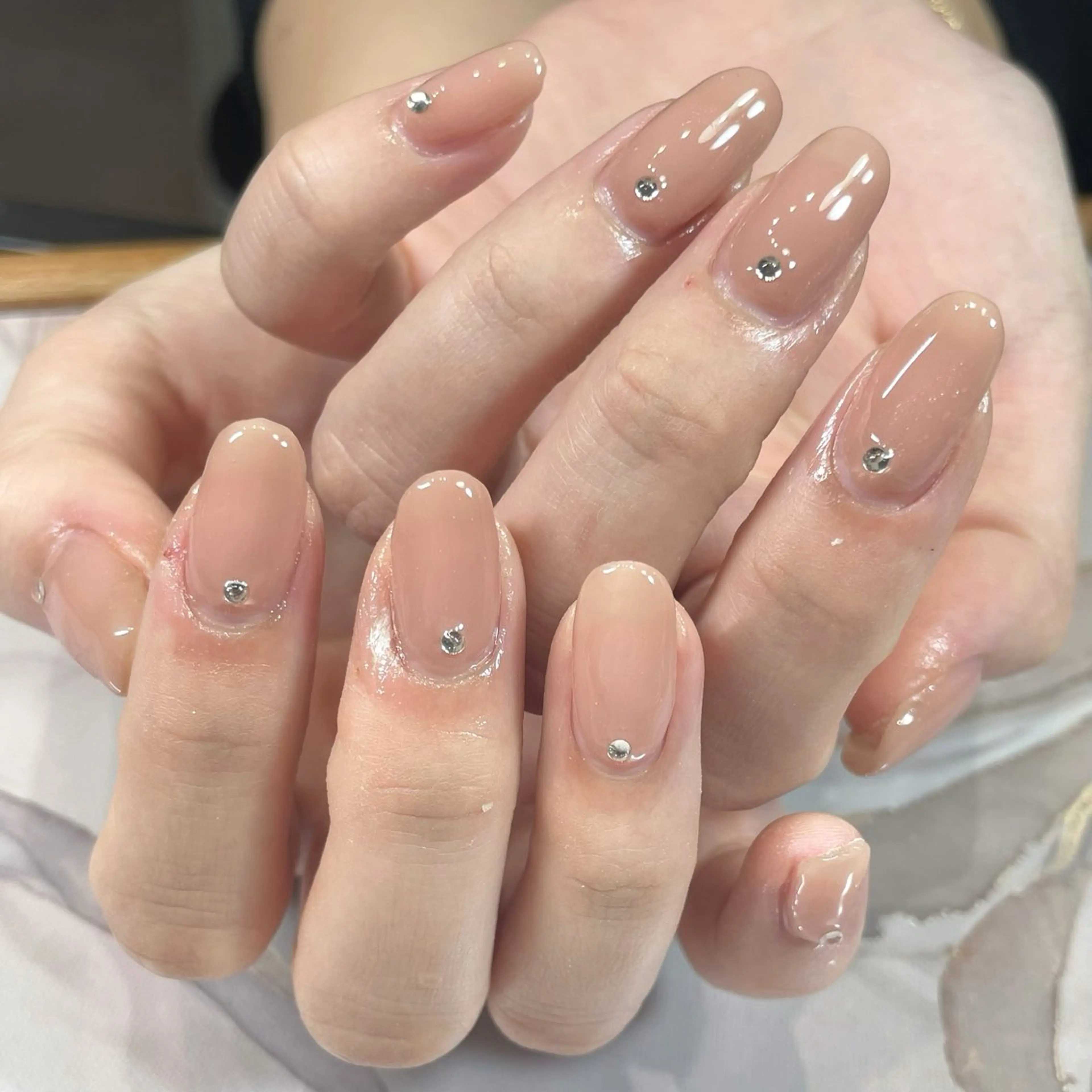 ネイル ワンカラーネイル jujur HARUKA🌸のネイルデザイン