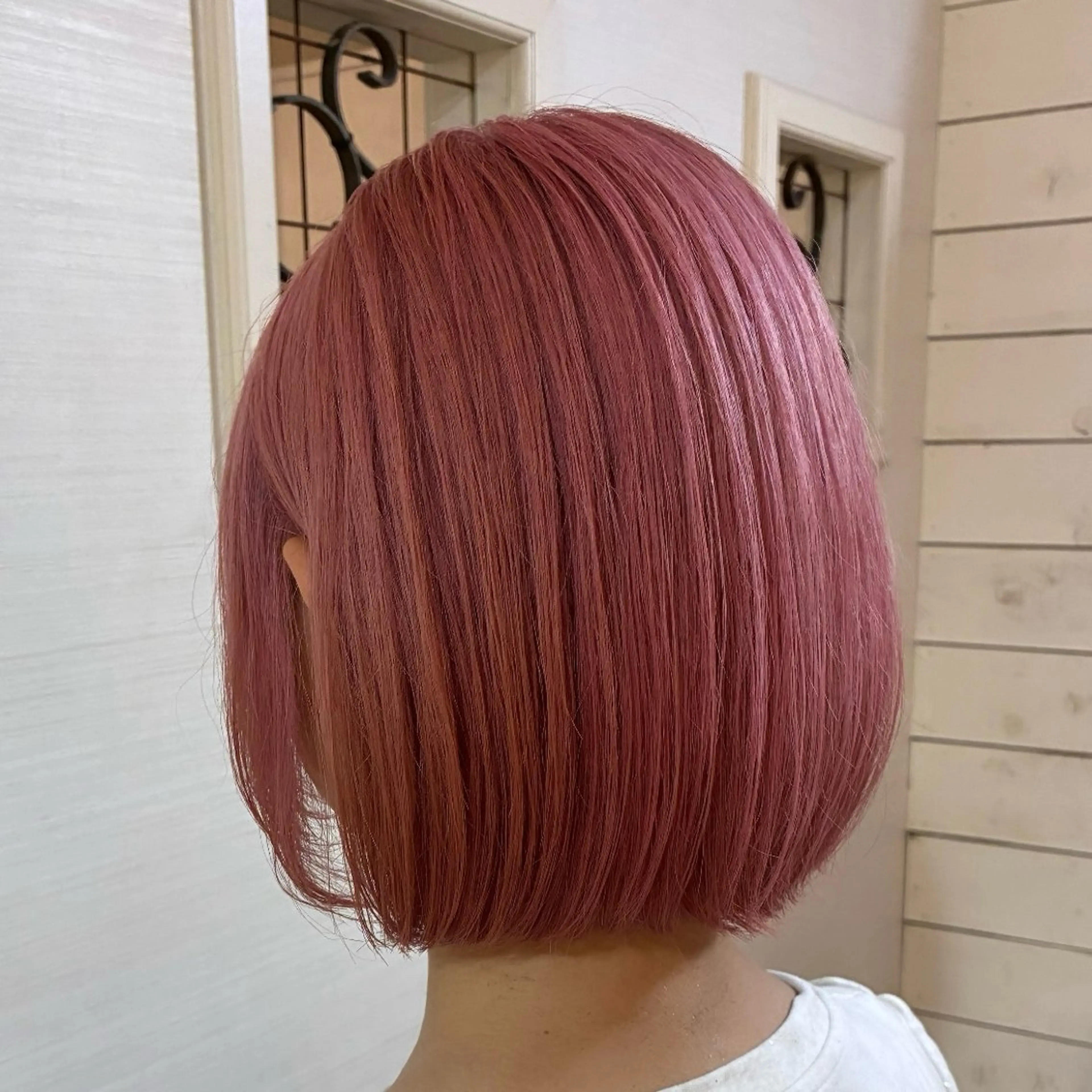 ショート カット ヘアカラー トリートメント ハイトーン/レイヤー カット/TAKEのヘアスタイル