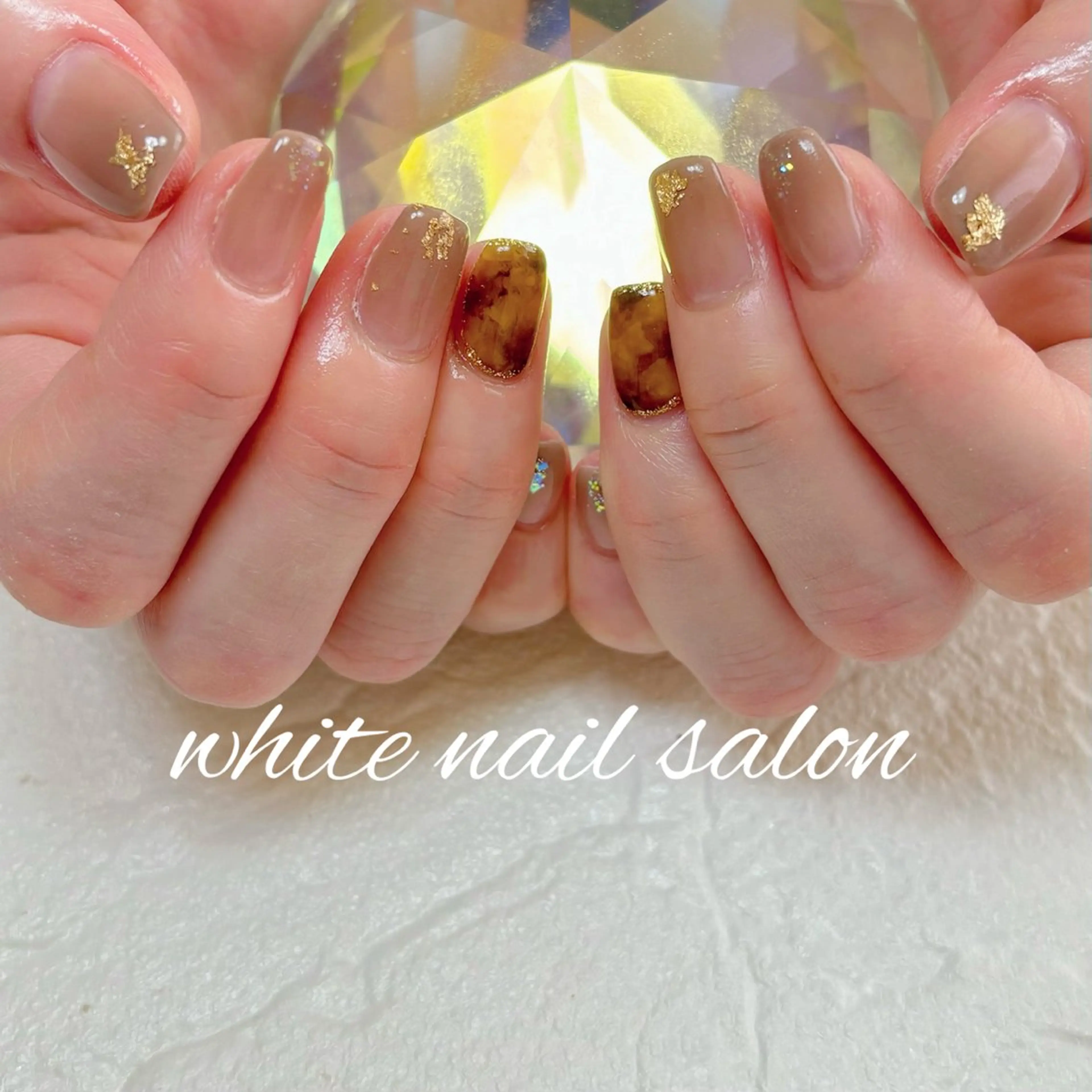 ネイル フットネイル ハンドネイル white nail salonのネイルデザイン
