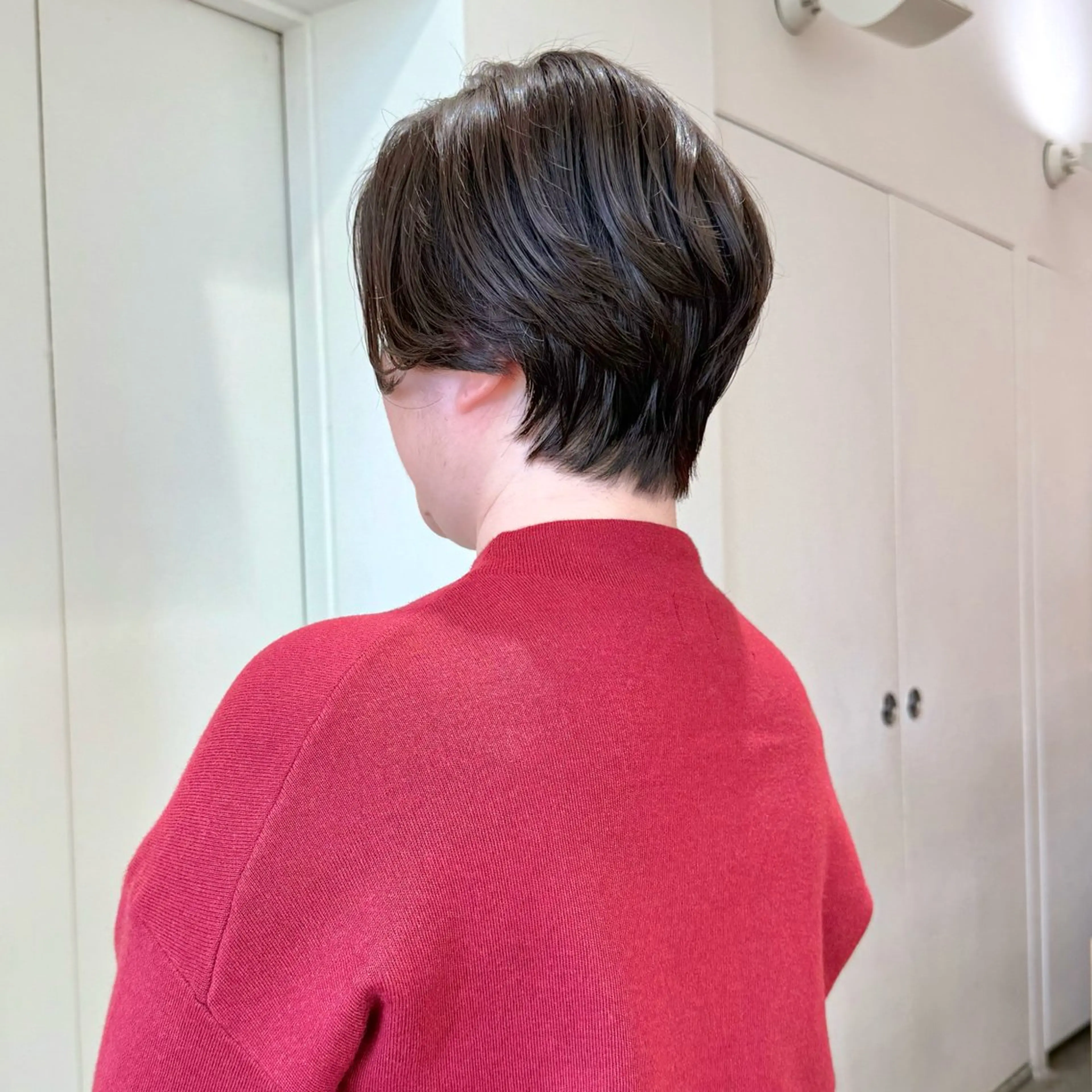 ショート カラー ハンサムショート ショートヘア カット ヘアカラー トリートメント ヘッドスパ 🌷ショートレイヤー ヘッドスパ🌷鈴木のヘアスタイル