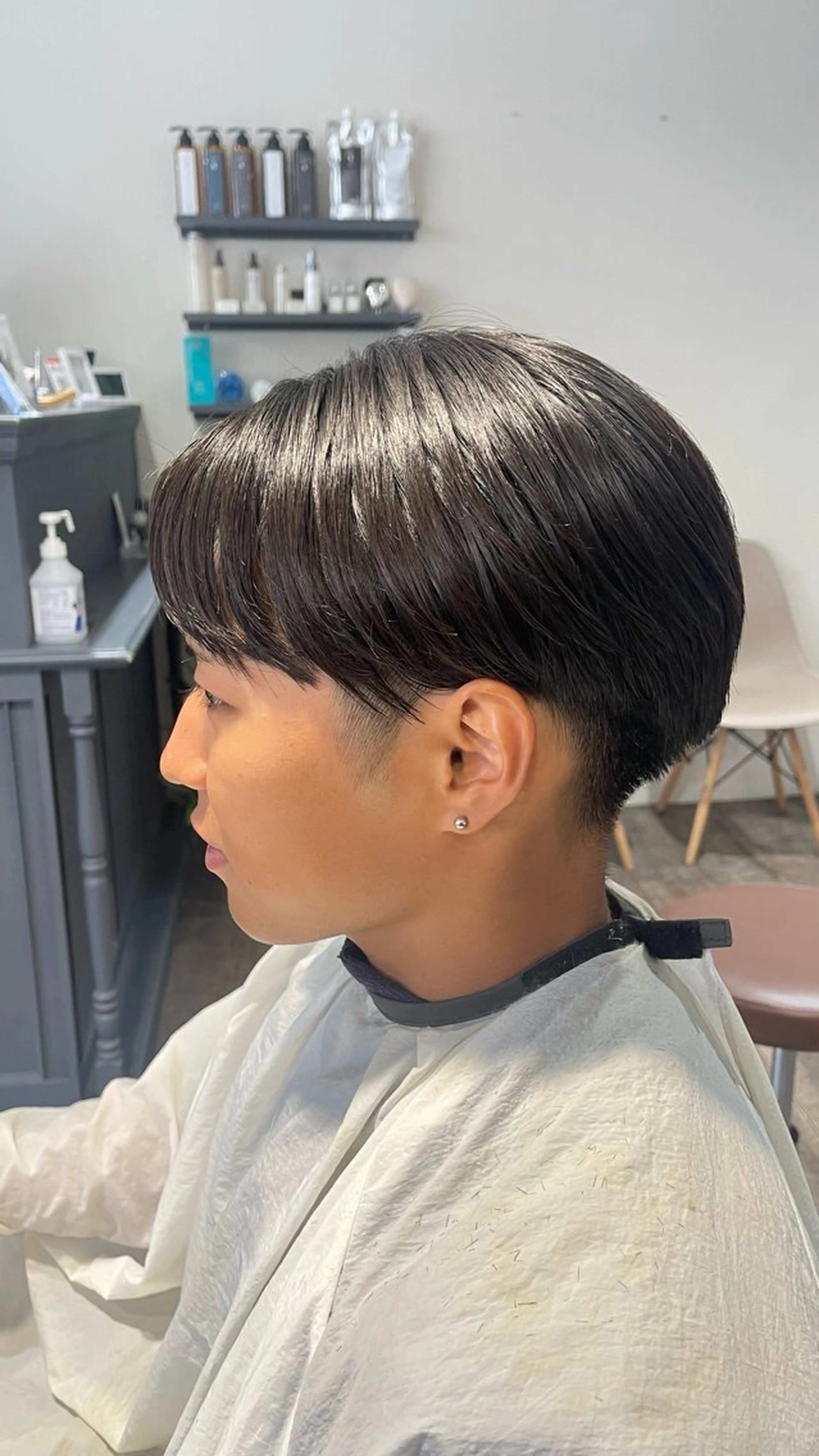 メンズ カット 縮毛矯正 大人男子の メンズパーマのヘアスタイル