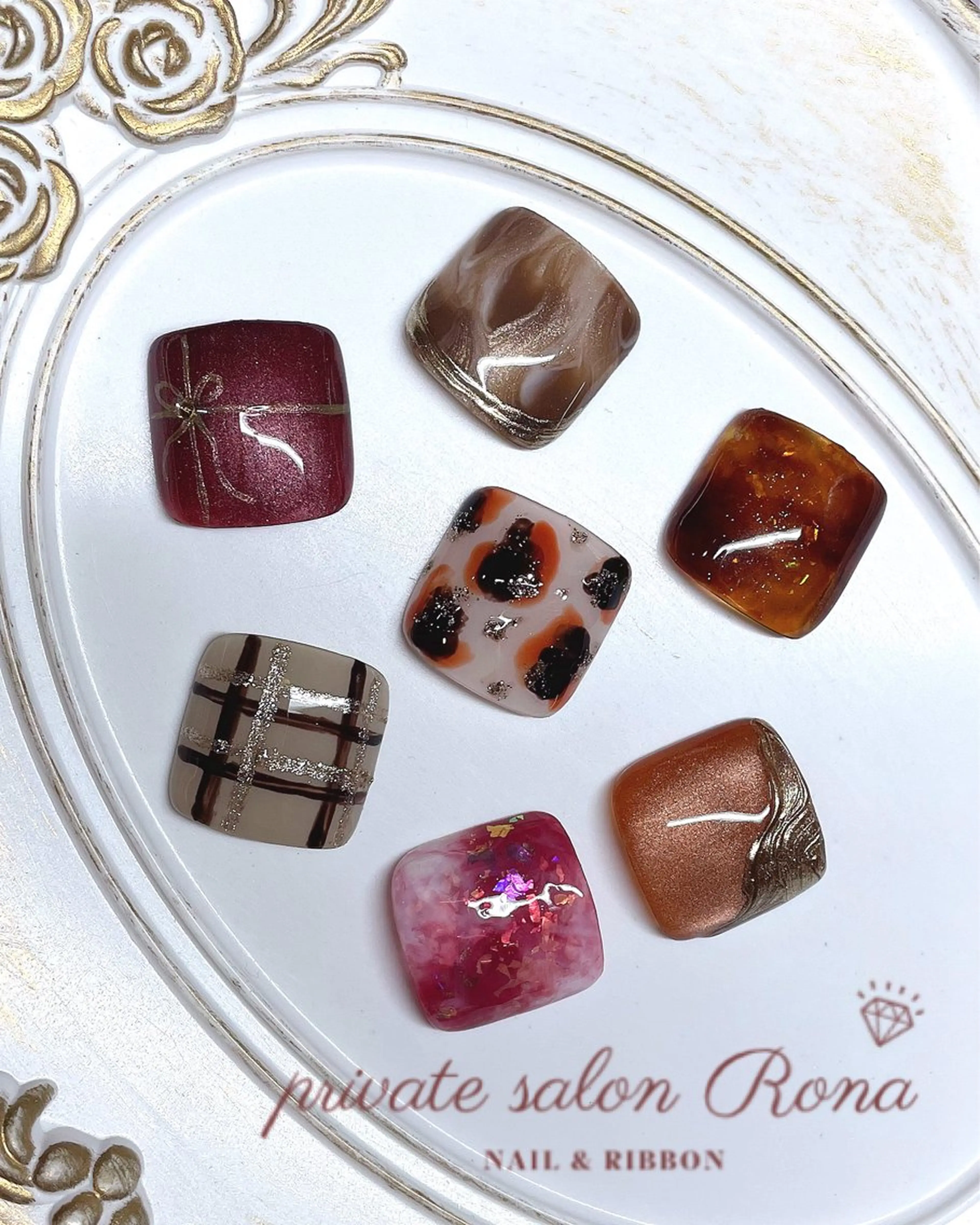 フットネイル【親指のみアート】の写真