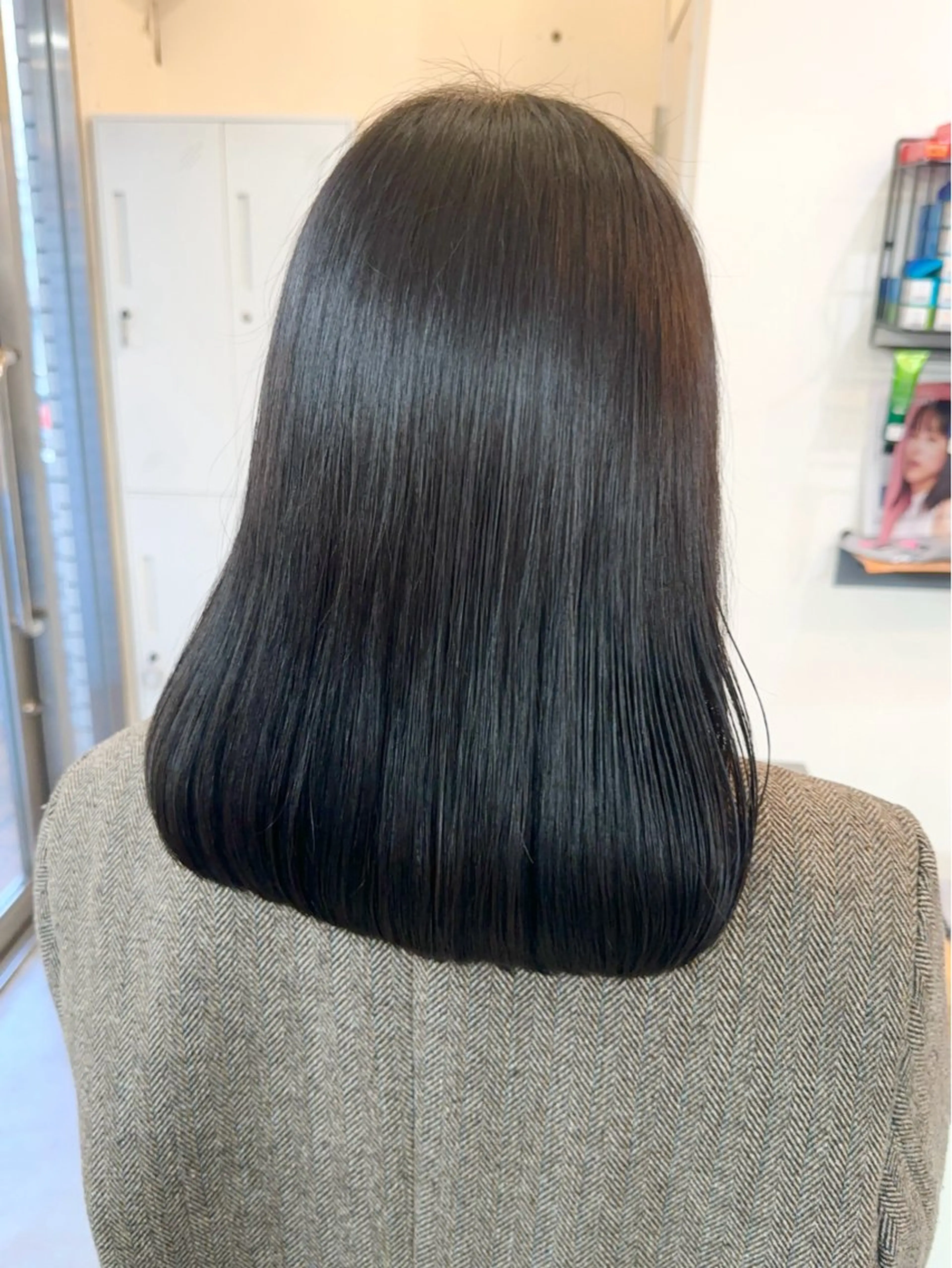 ミディアム カラー カット ヘアカラー トリートメント 髪質改善特化【荻窪】 RYOTOのヘアスタイル