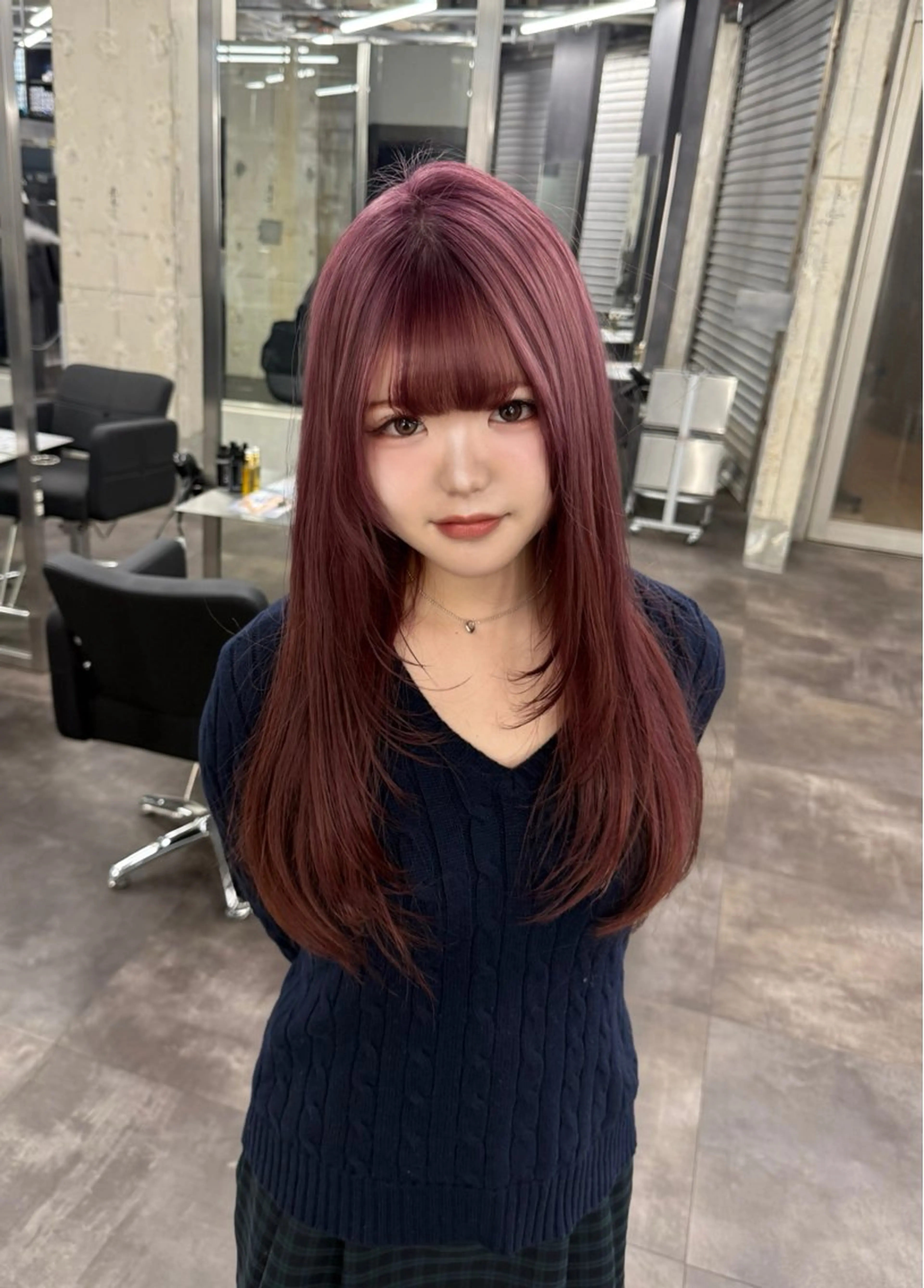 ロング カラー ブリーチ 透明感カラー ハイトーンカラー 縮毛矯正 ヘアカラー トリートメント RYOTA /GARTE髪質改善のヘアスタイル