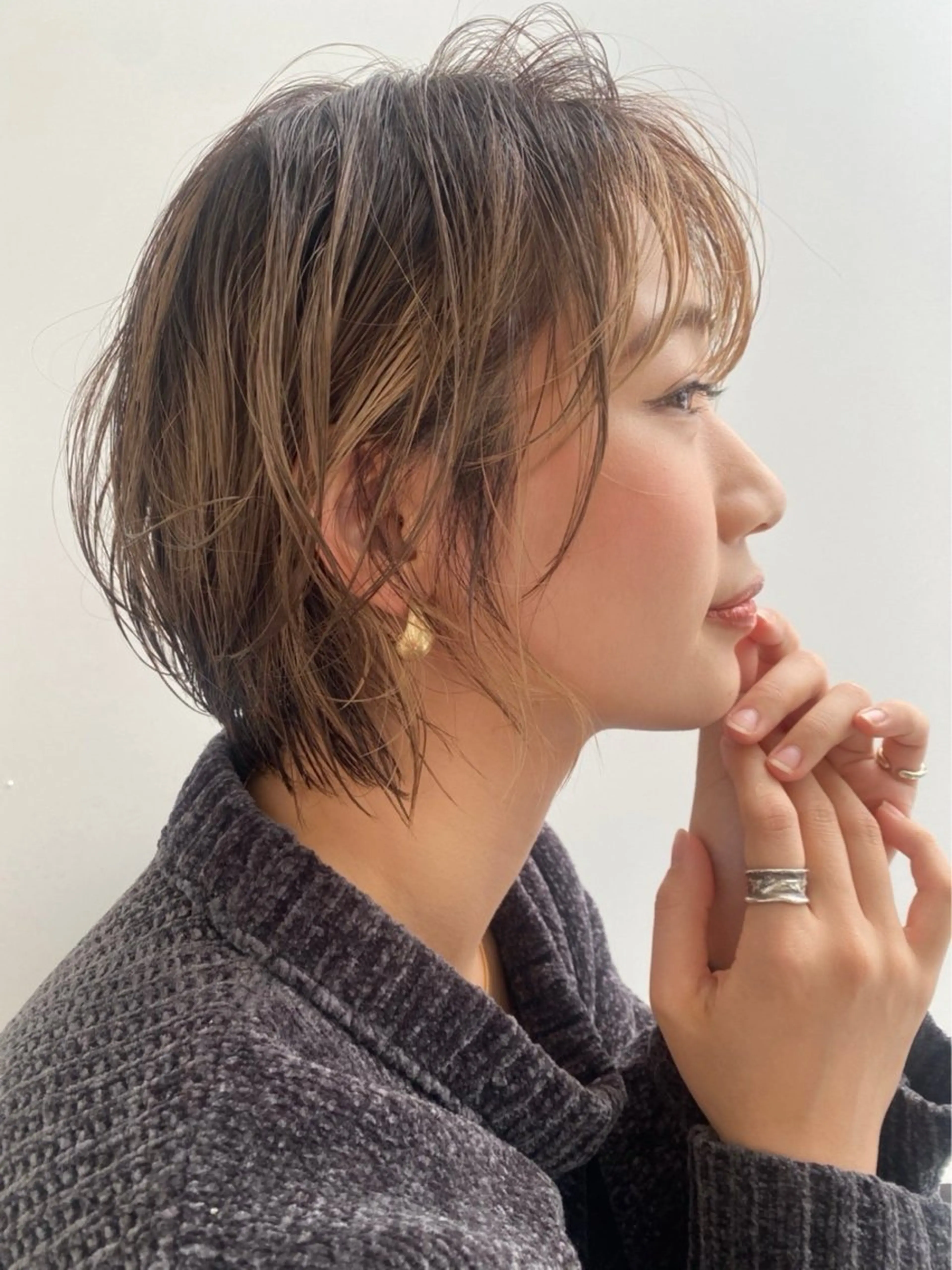 ショート カラー megumi ⭐︎のヘアスタイル