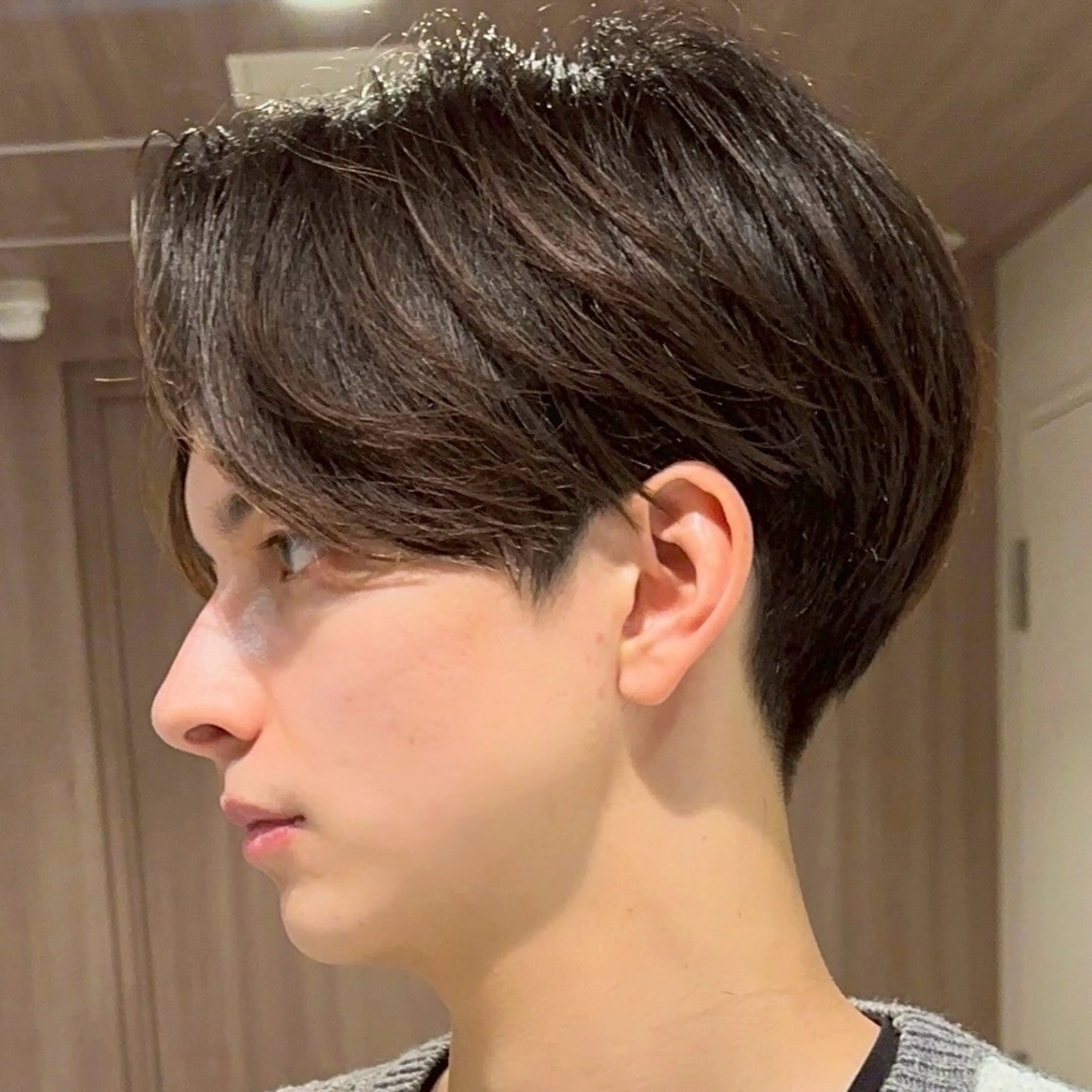 メンズ センターパート メンズ韓国風 韓国マッシュ マッシュ メンズパーマ カット yori所属・メンズパーマ/メンズ カット/たばたよしきのヘアスタイル