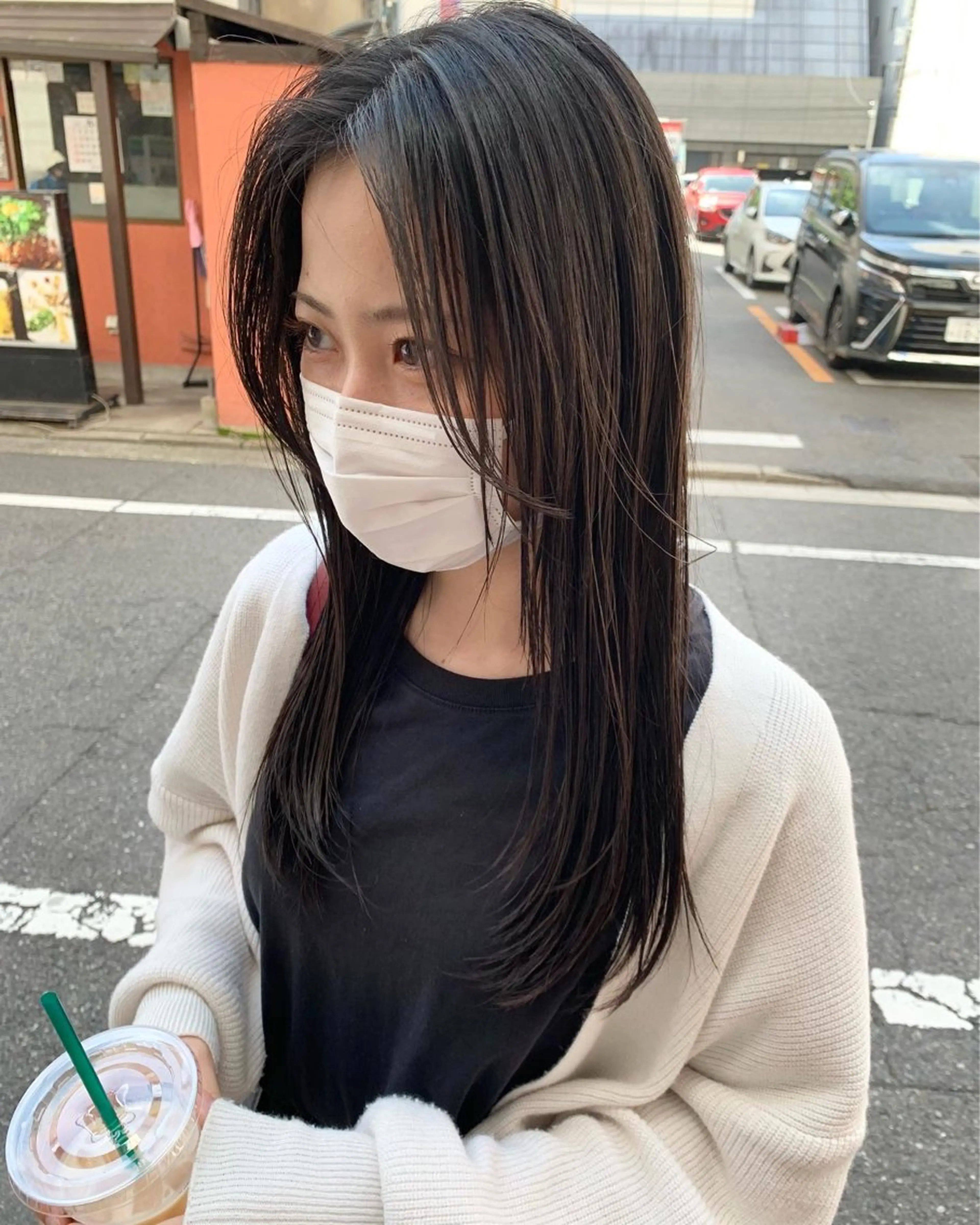 ロング カット トリートメント 落合 妙佳のヘアスタイル
