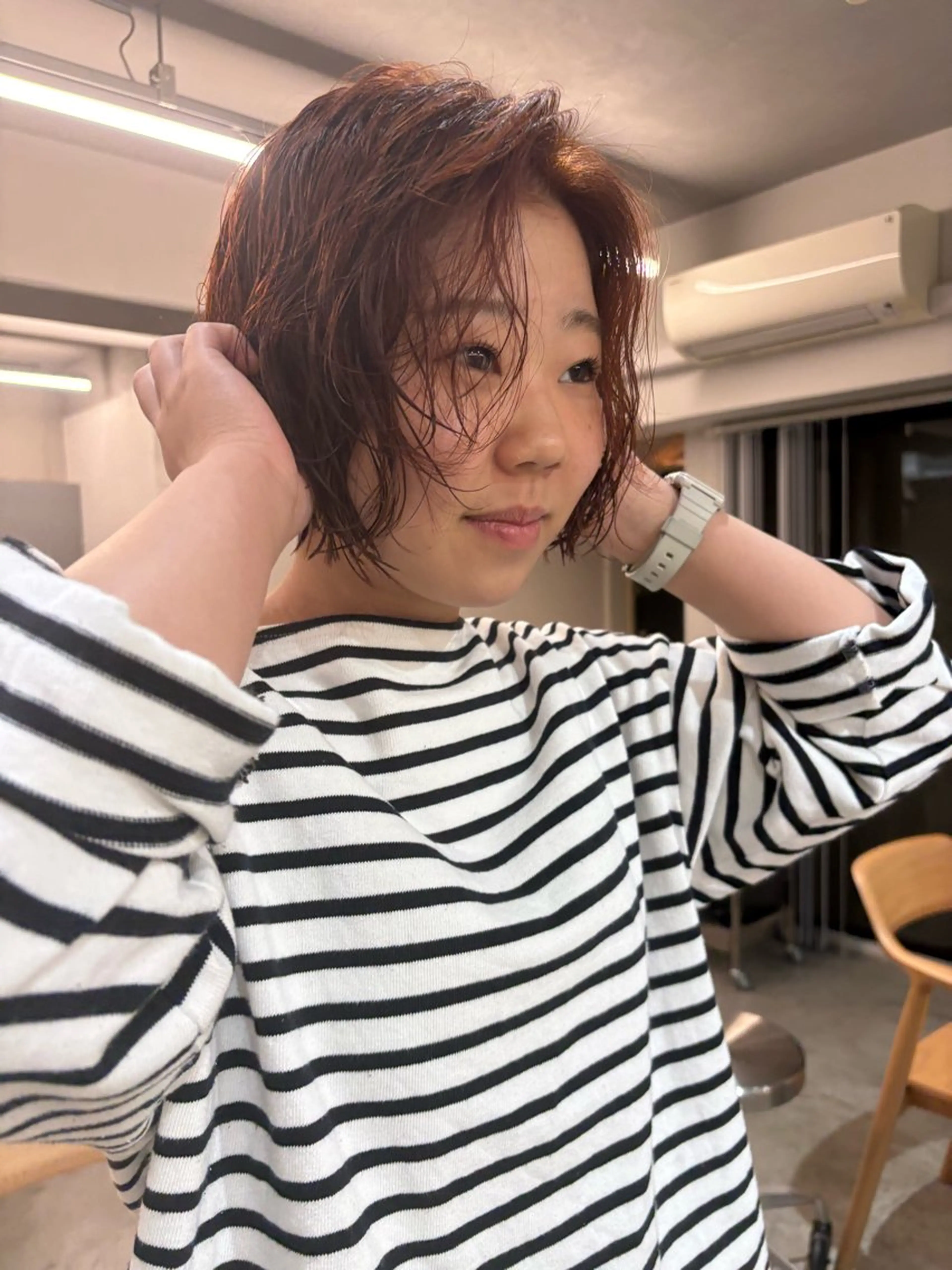 カラー ヘアカラー 浪瀧 優季のヘアスタイル