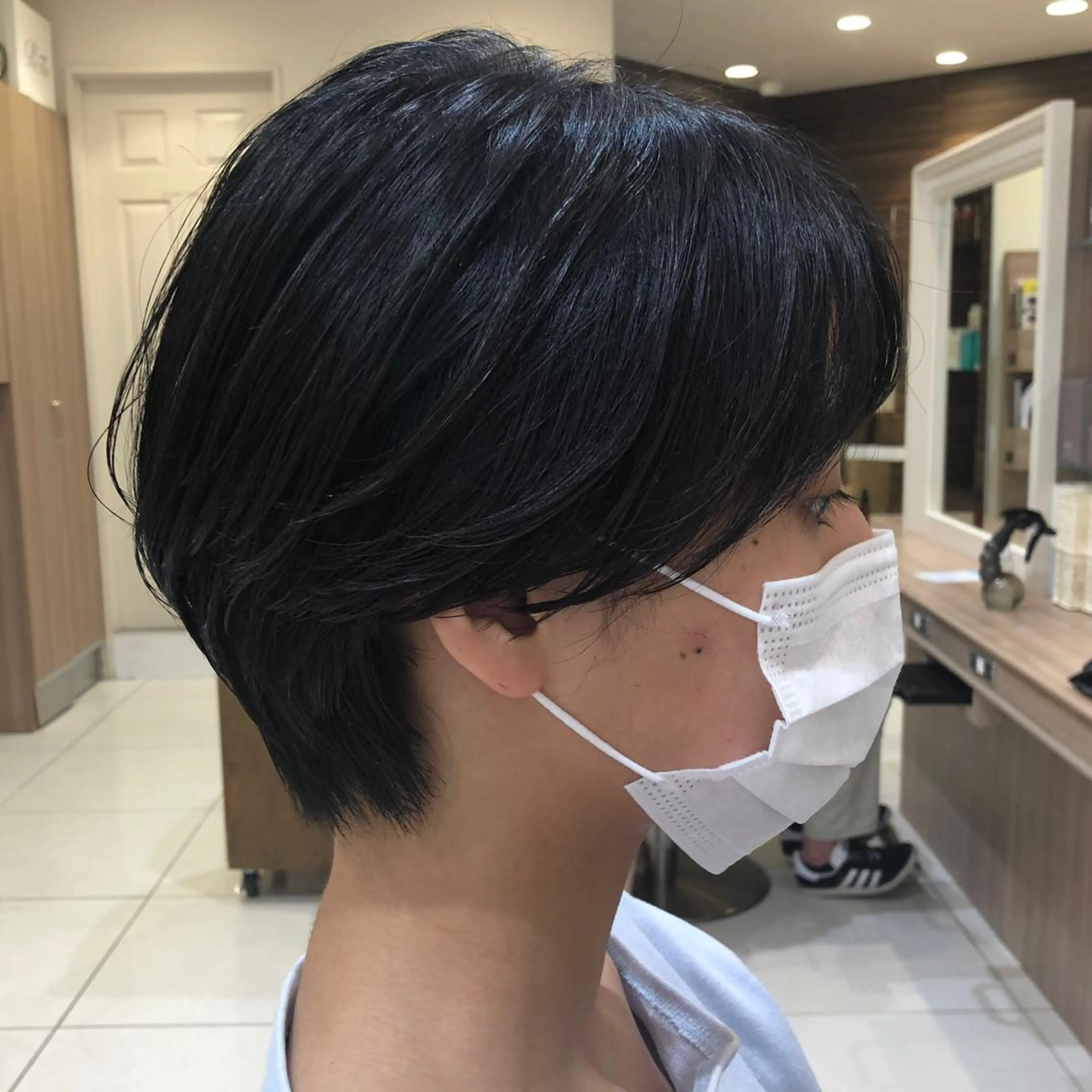 ショート カジサ ケイコのヘアスタイル