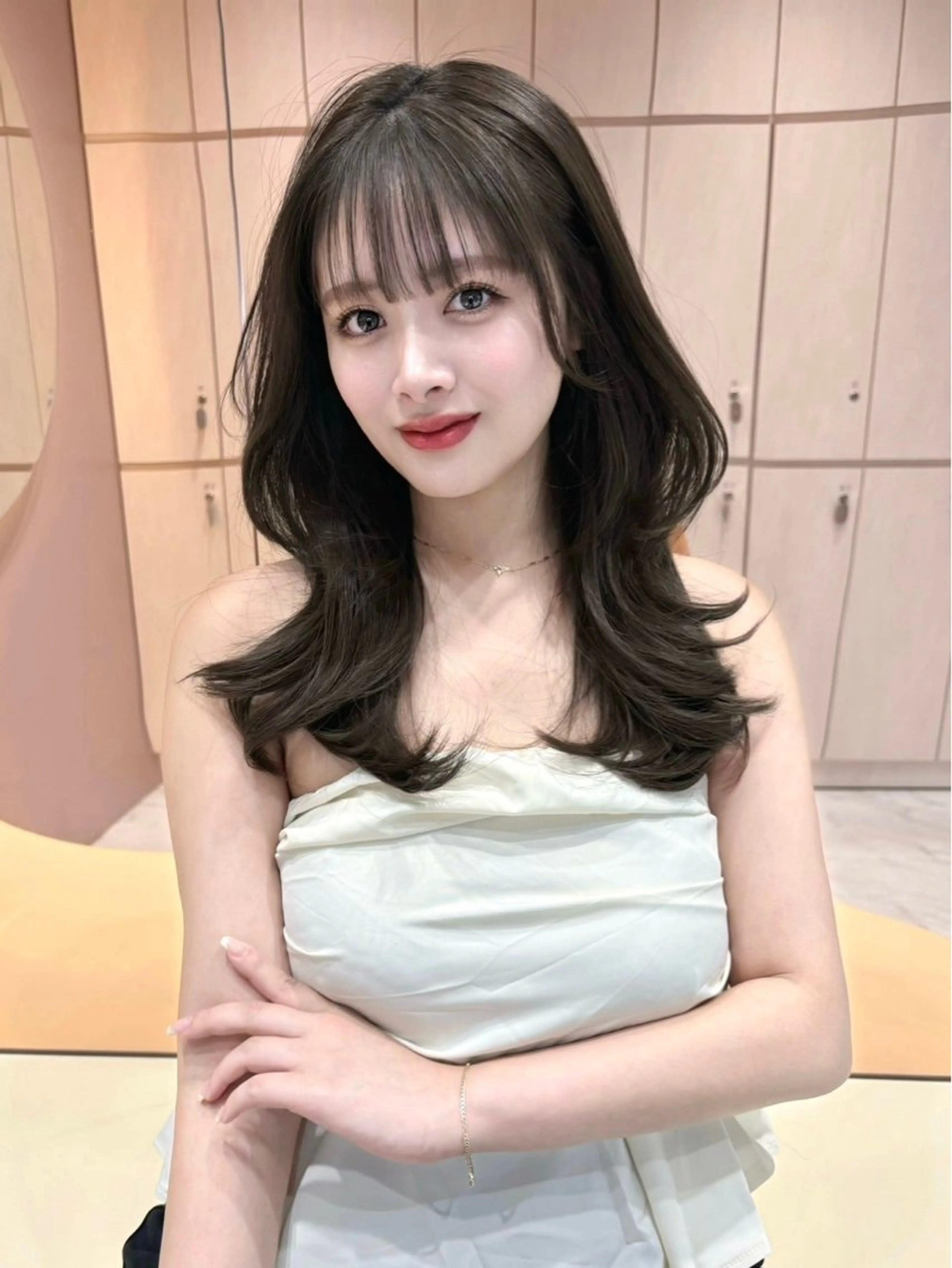 ロング 【ナチュラル可愛いレ イヤー🩶】ななみのヘアスタイル