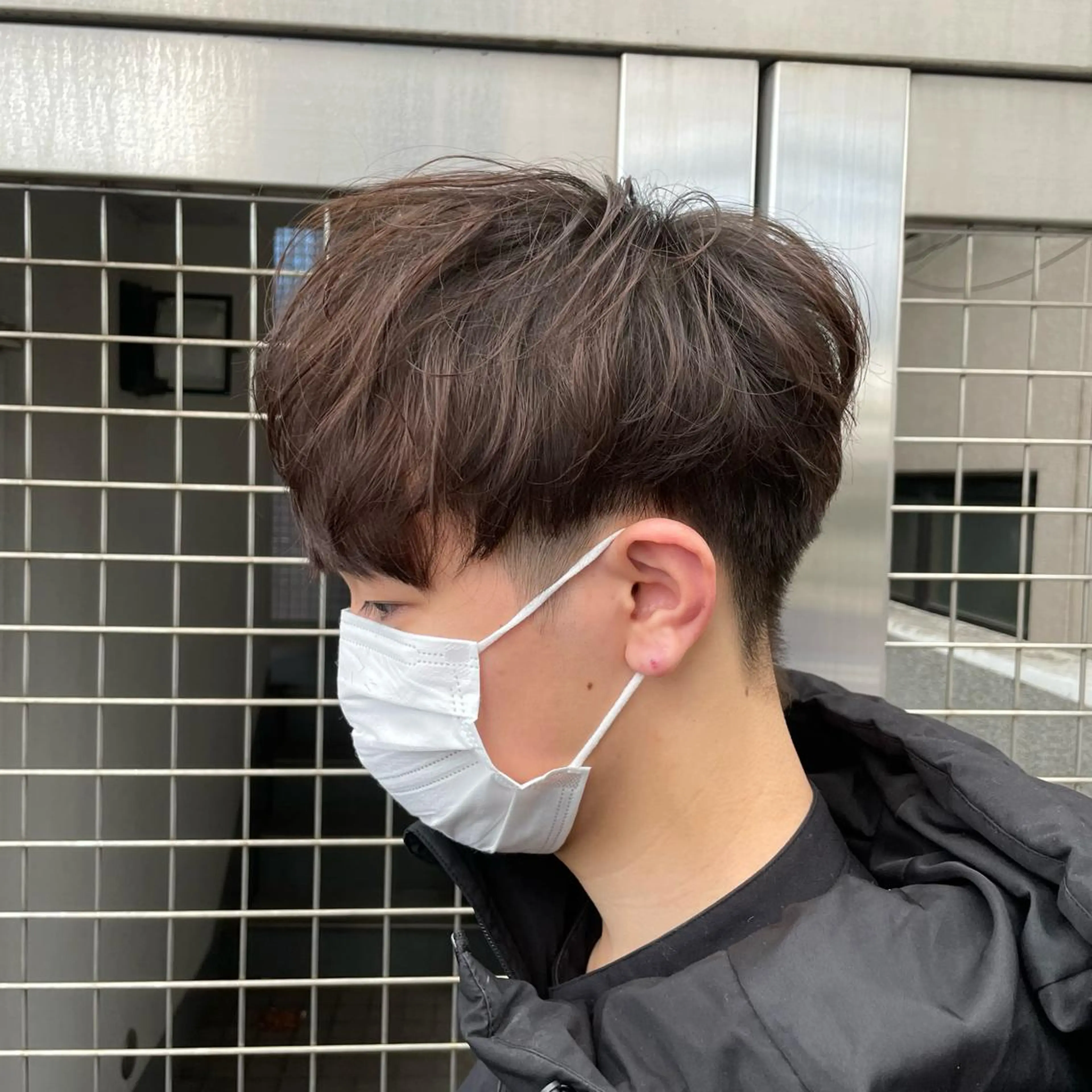 ショート パーマ メンズ カット 【メンズ縮毛矯正】 田中秀斗のヘアスタイル