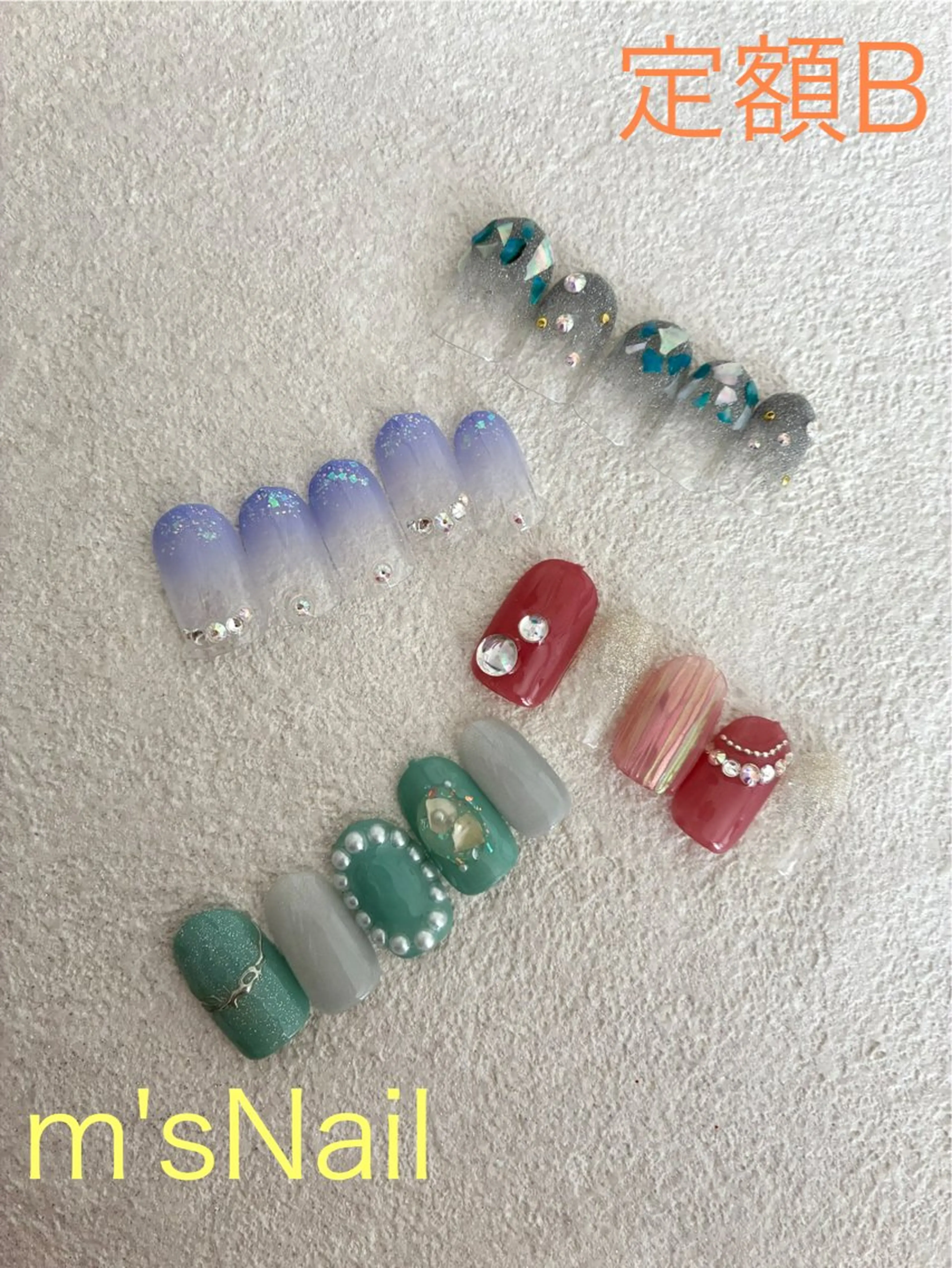 ネイル ジェルネイル パラジェル ハンドネイル m'sNail 福岡西区 ネイルのネイルデザイン