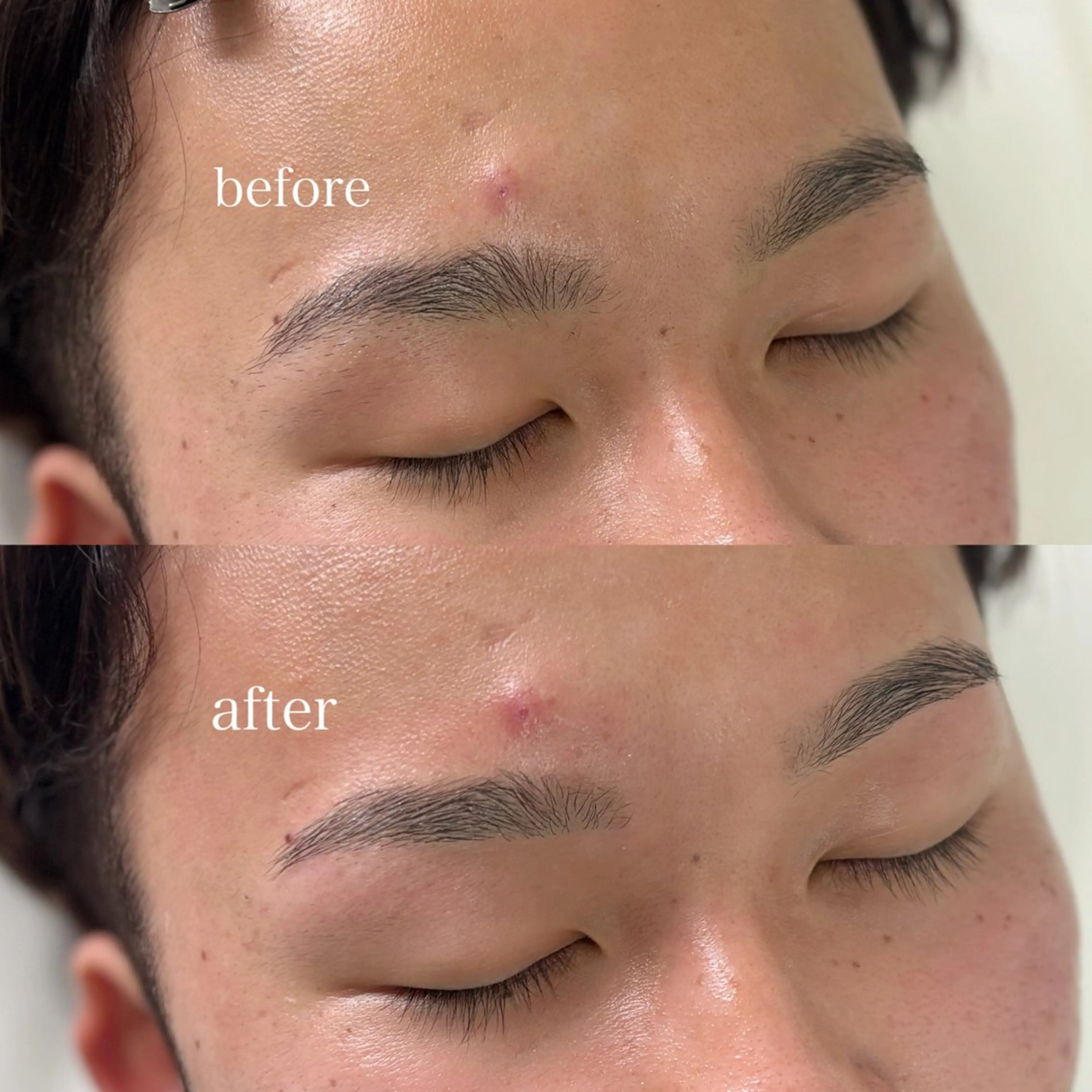 メンズ アイブロウ jiem5 𝐦𝐚𝐧𝐚🎀のマツエク・マツパデザイン