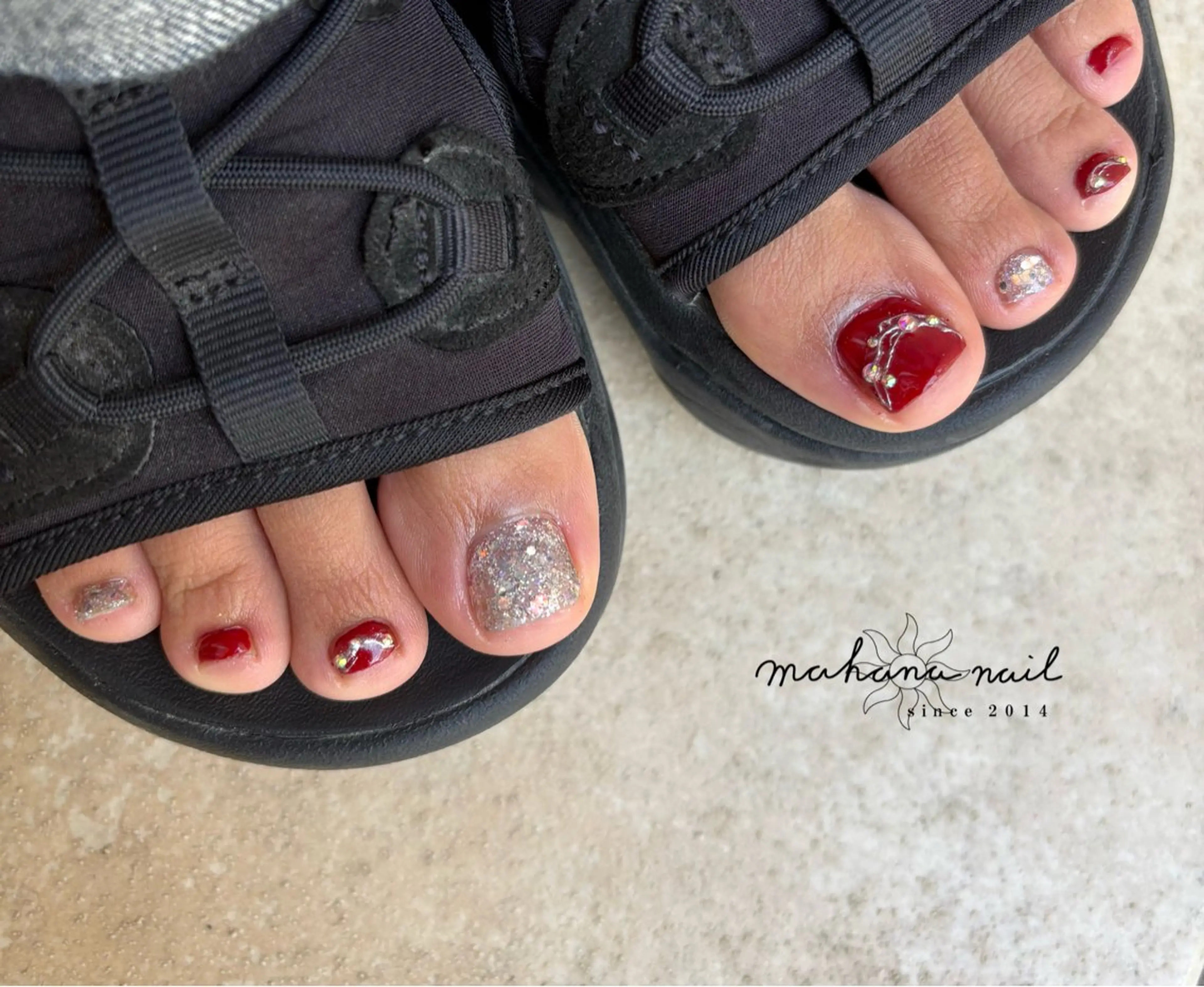 ネイル フットネイル mahana nailのネイルデザイン