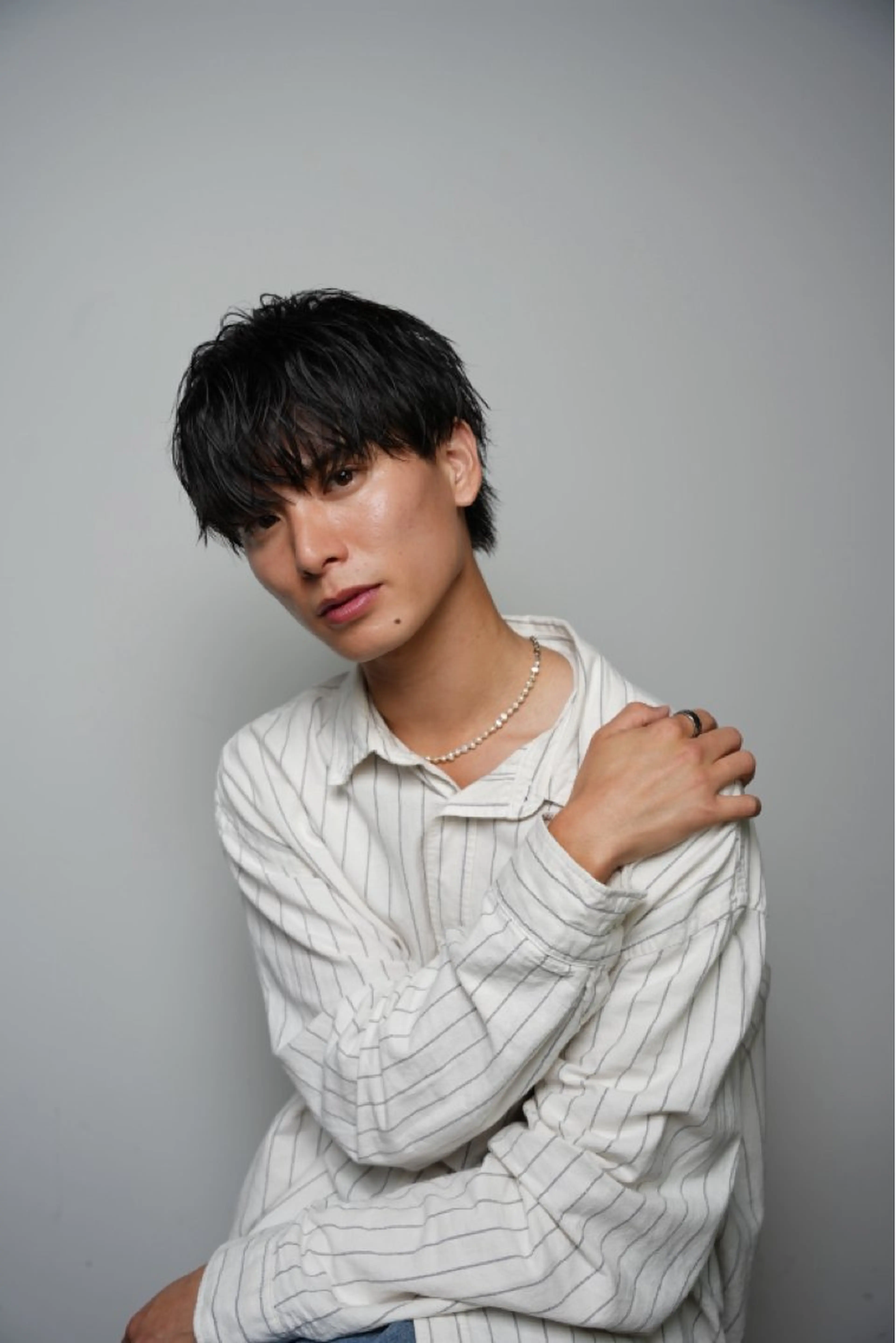 ショート パーマ メンズ カット スパイキーショート パーマ　具志堅　太志のヘアスタイル