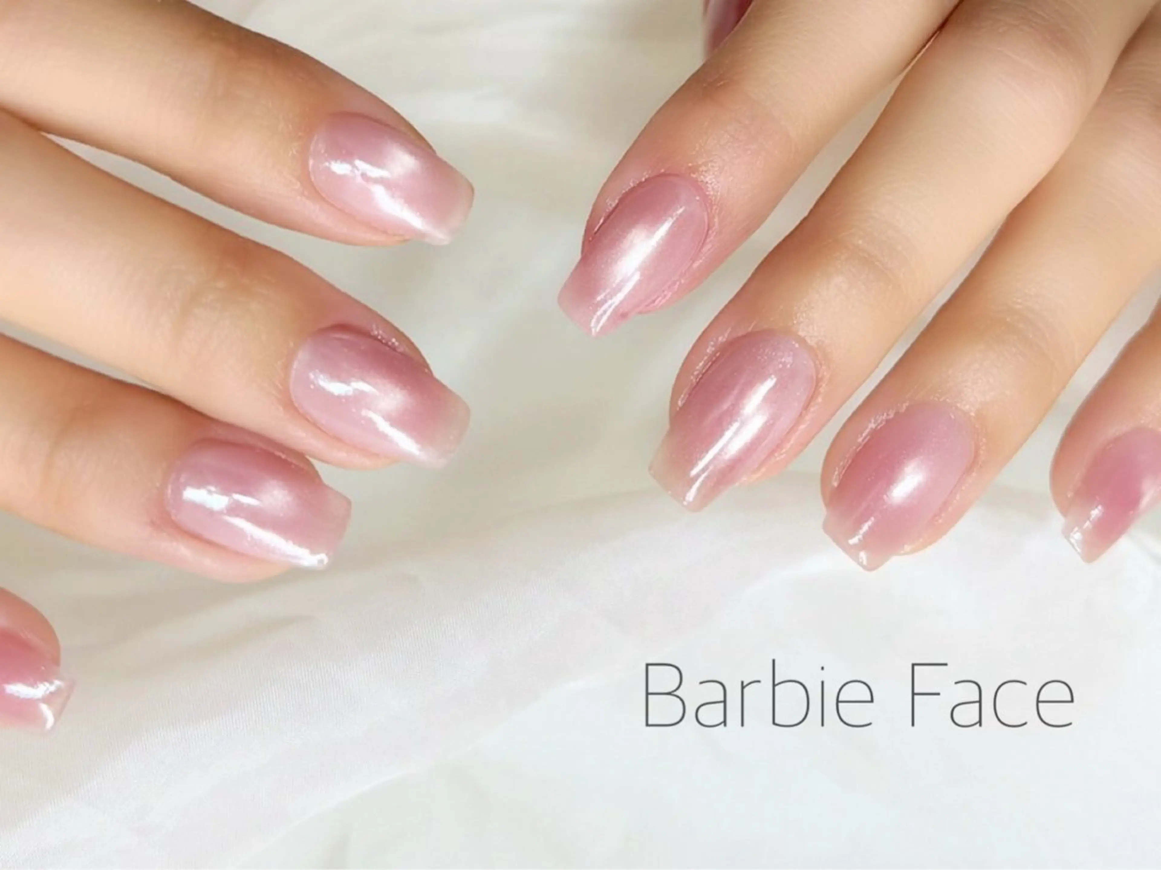 ネイル Barbie Faceのネイルデザイン