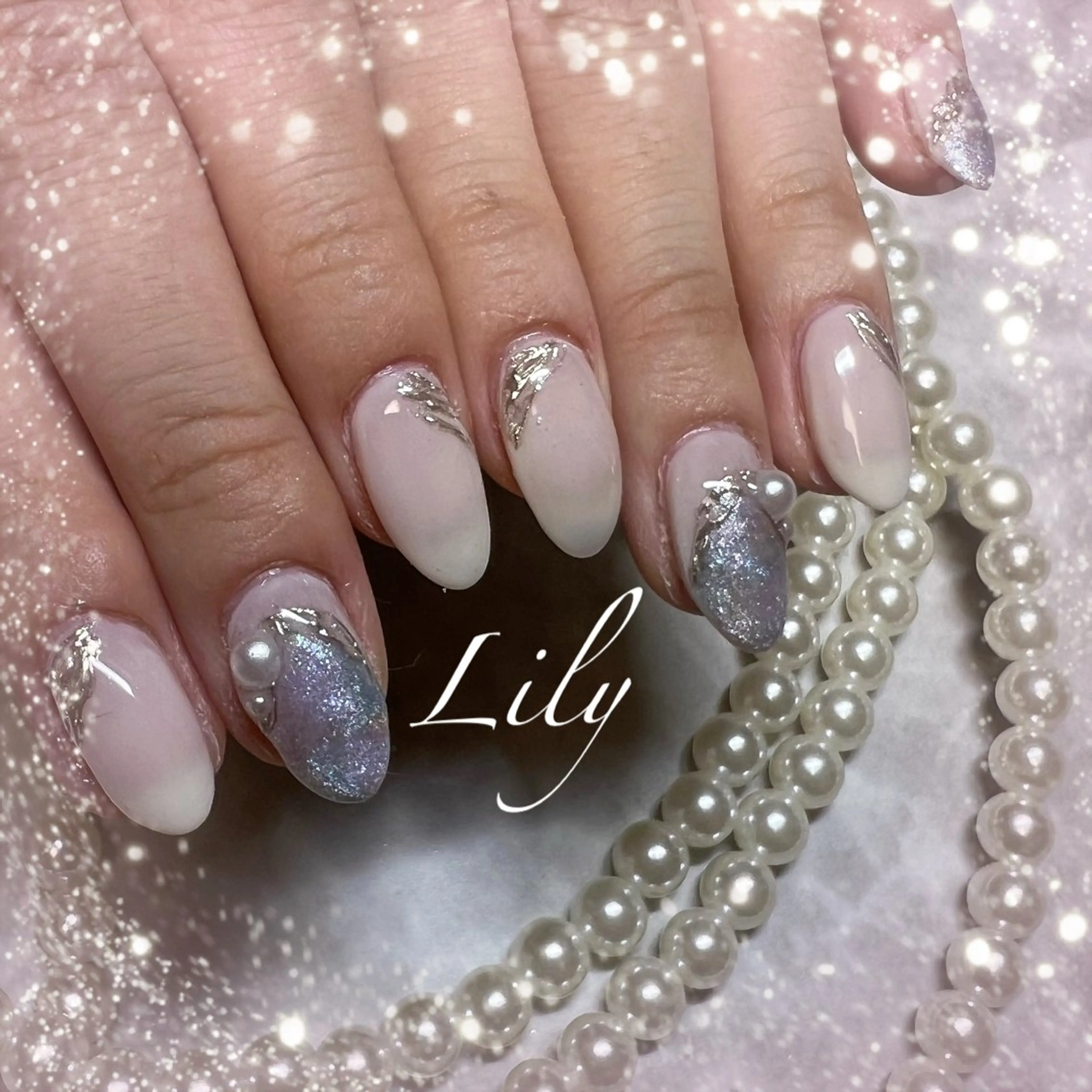 ネイル ハンドネイル Lily*nail 🌻Mii🌻のネイルデザイン