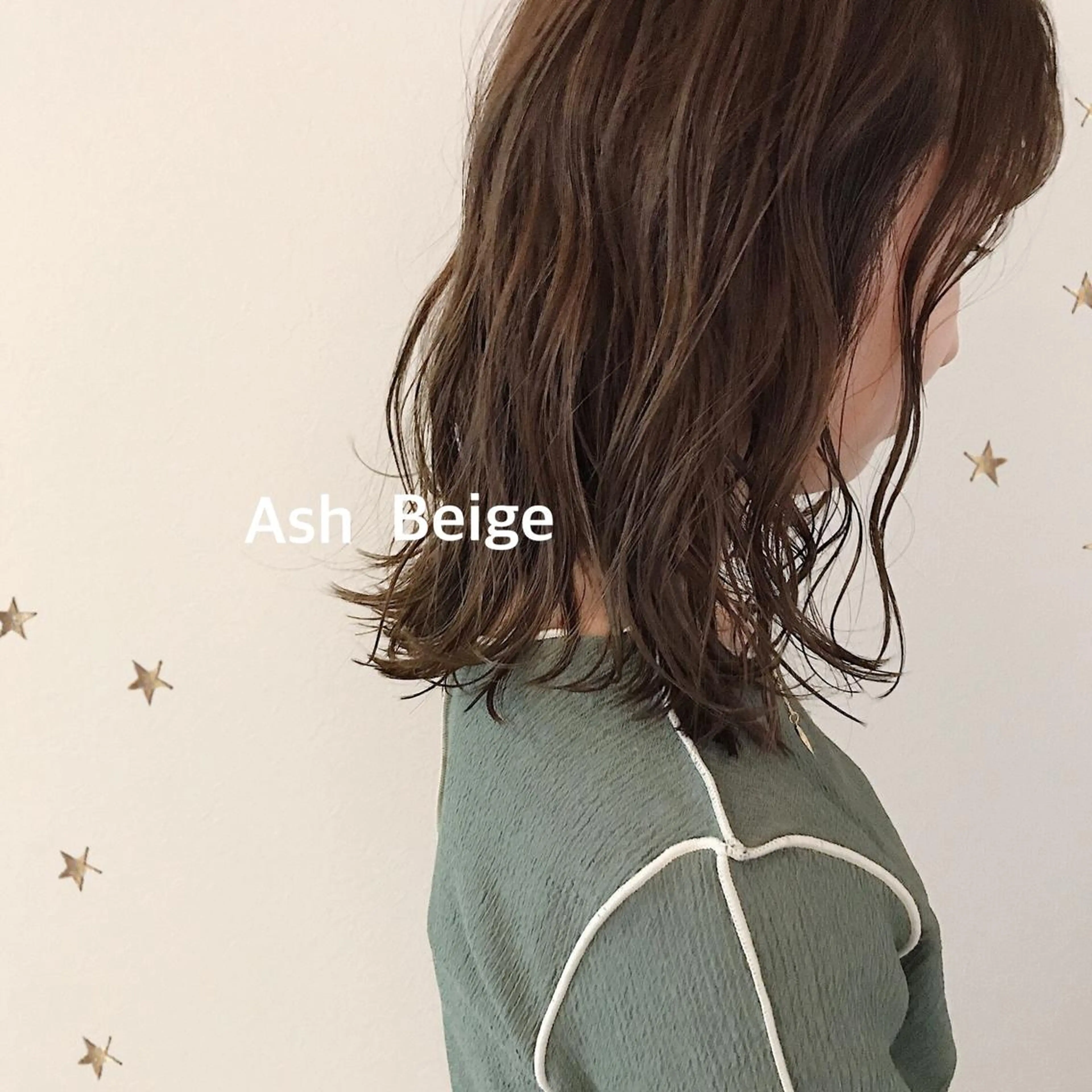 ミディアム カラー ヘアカラー トリートメント 市川 千夏のヘアスタイル