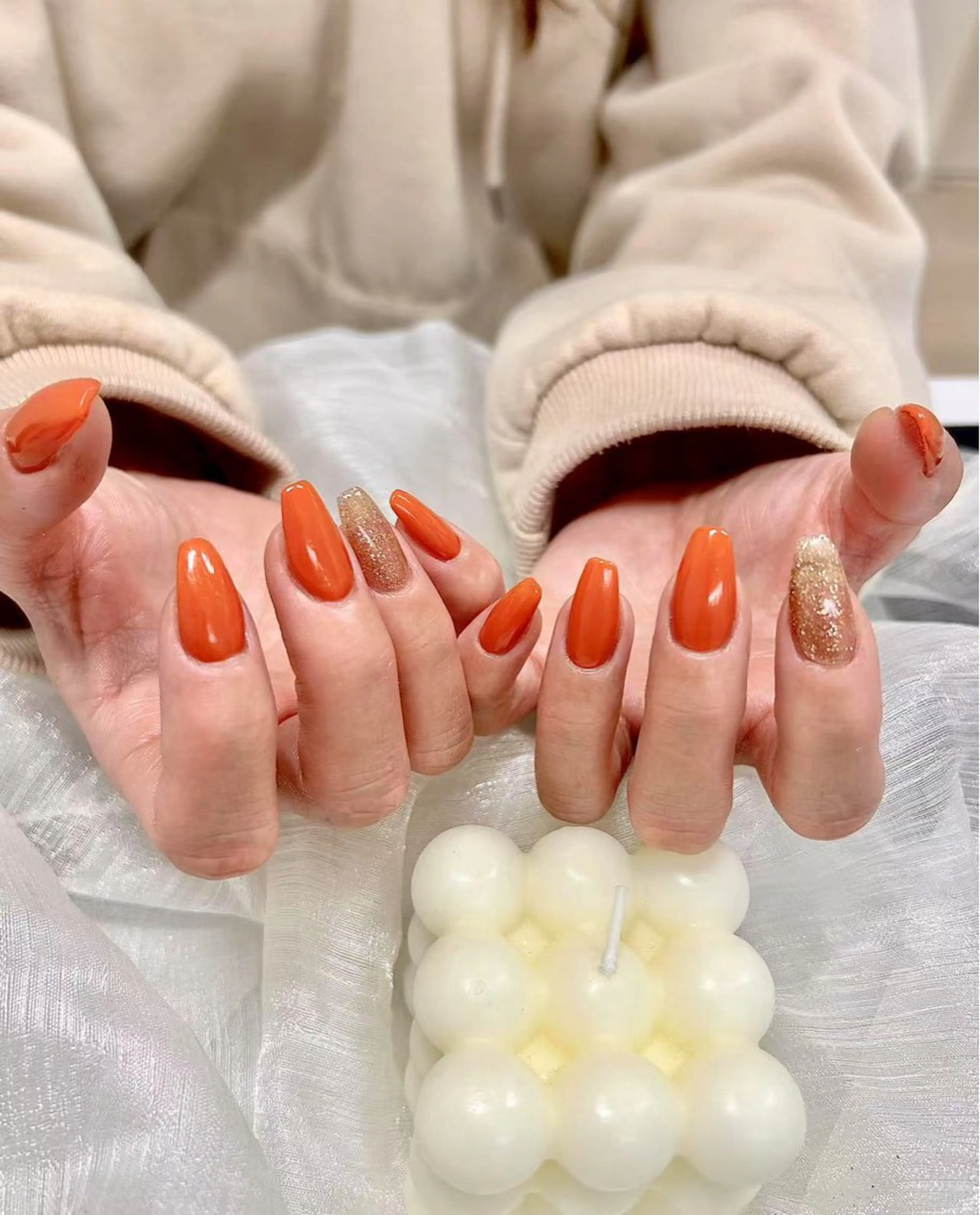 ネイル スカルプネイル シンプルネイル ハンドネイル ハンドケア Lunailsalon所属・Lu nailsalonのネイルデザイン