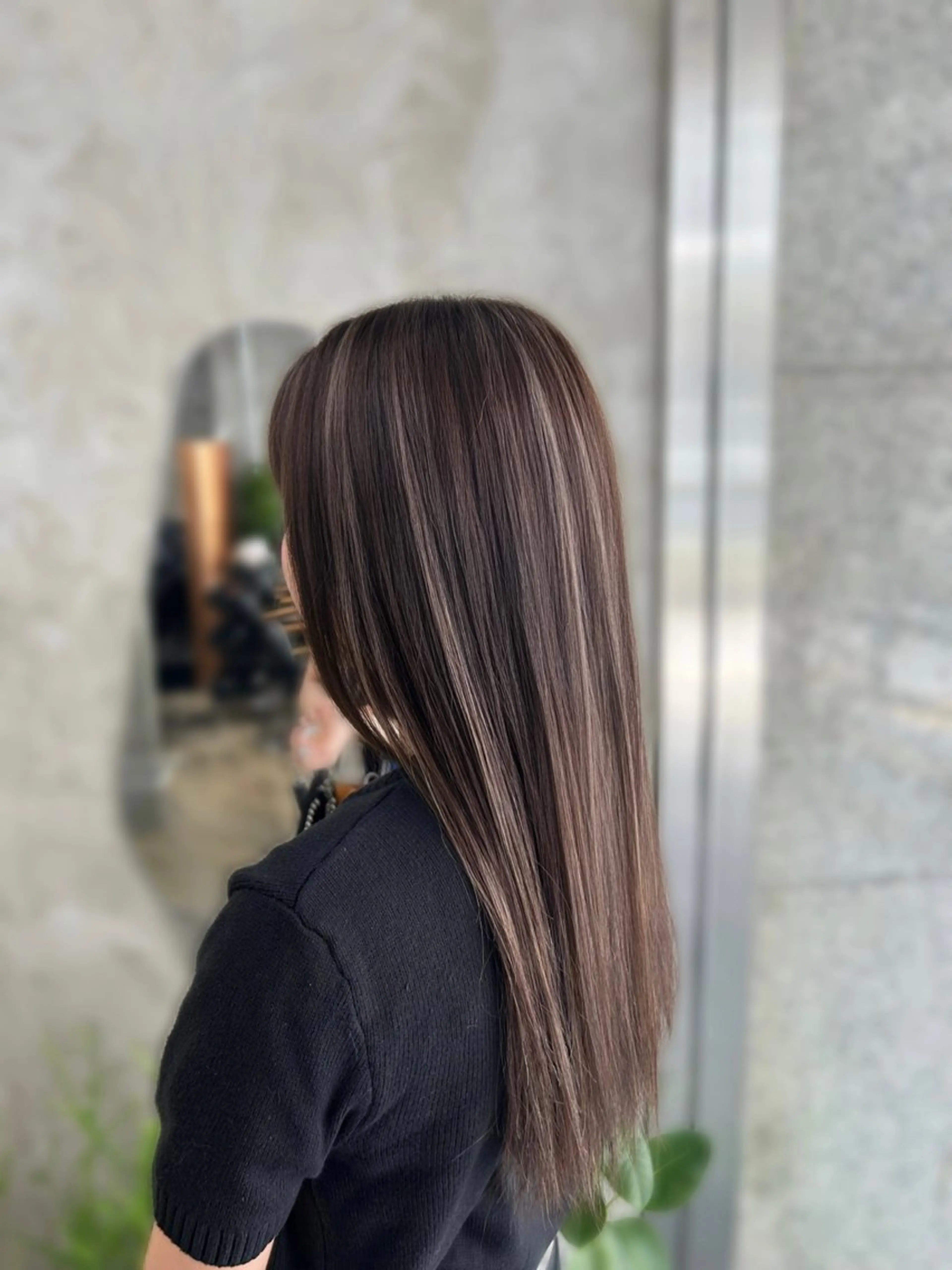 ロング カラー ベージュカラー ハイライトカラー ハイライト さわ 🫧🎀のヘアスタイル