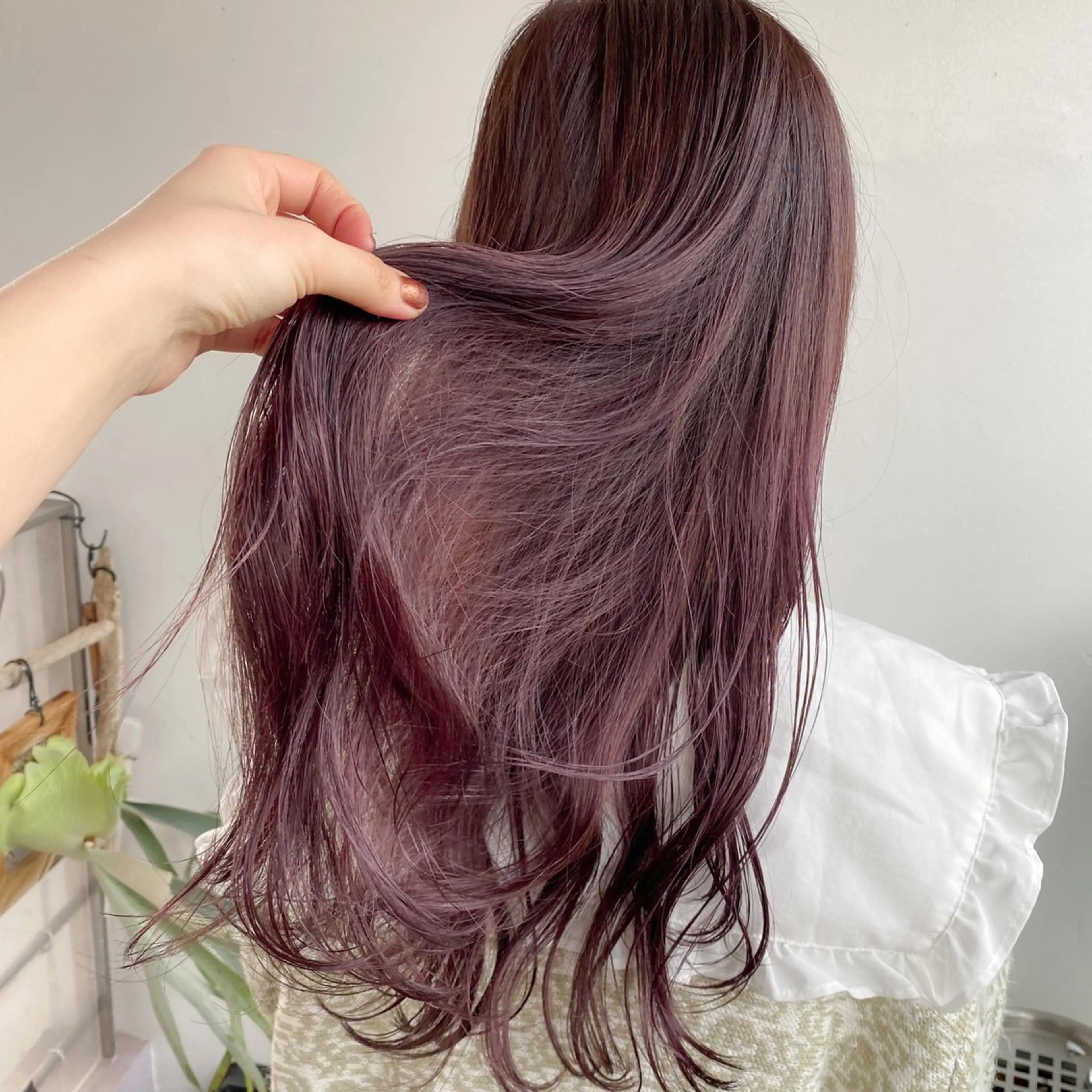 ロング カラー ヘアカラー トリートメント 中屋恵美🎨 Designカラーのヘアスタイル