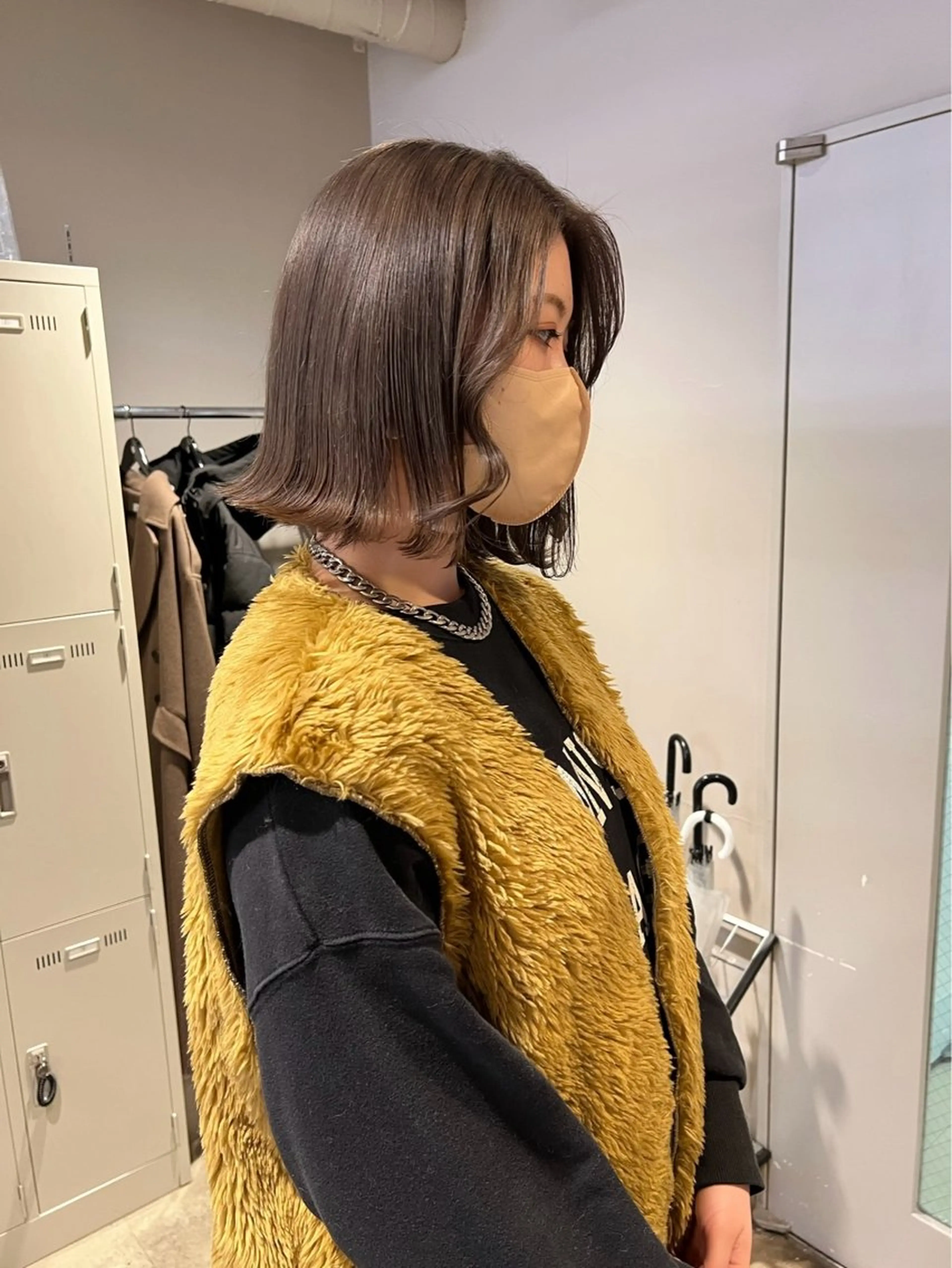 ミディアム カラー ヘアアレンジ カット ヘアカラー 🩵 JURI🩵のヘアスタイル