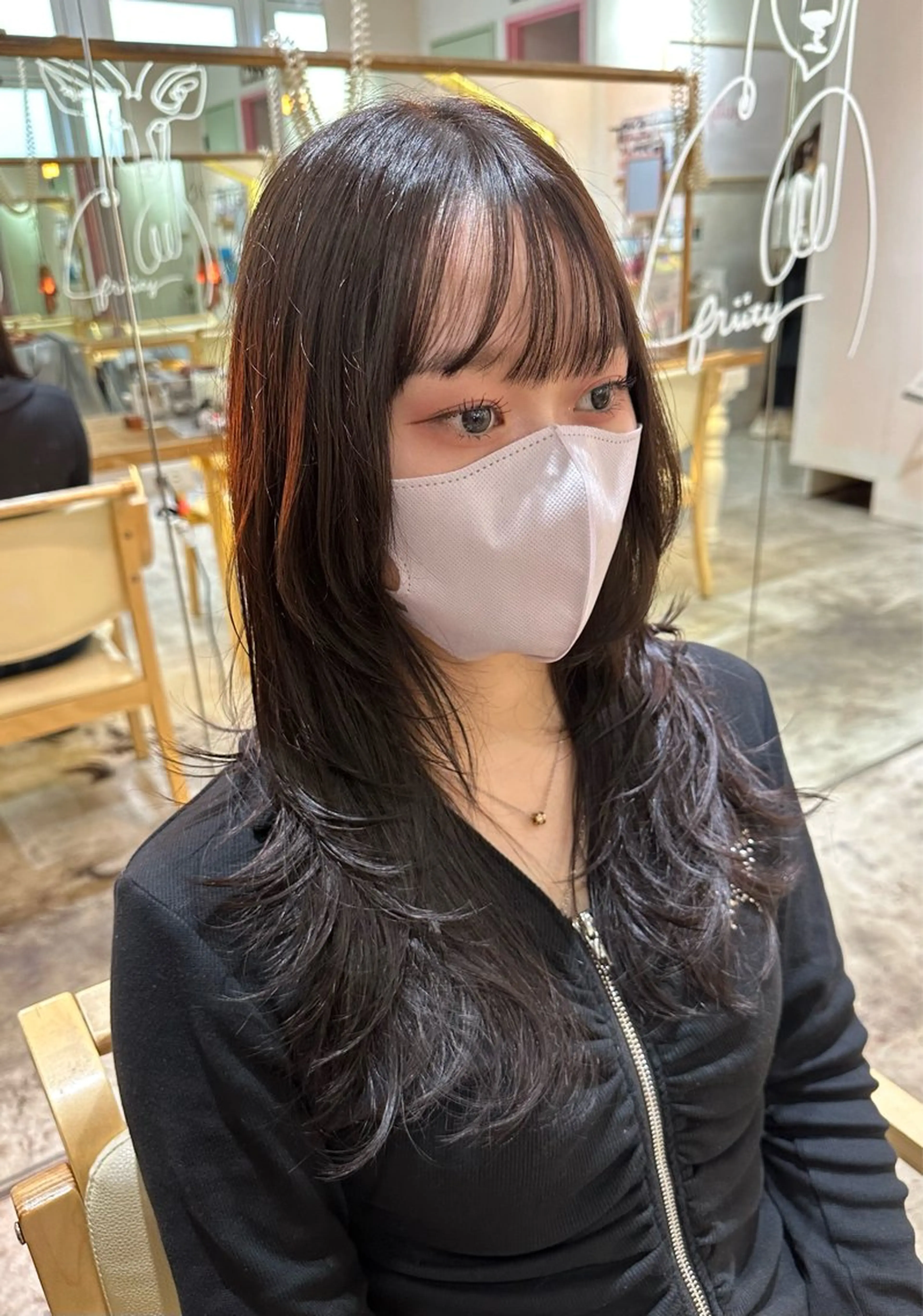 セミロング 赤熊 咲良 🦔ྀིのヘアスタイル