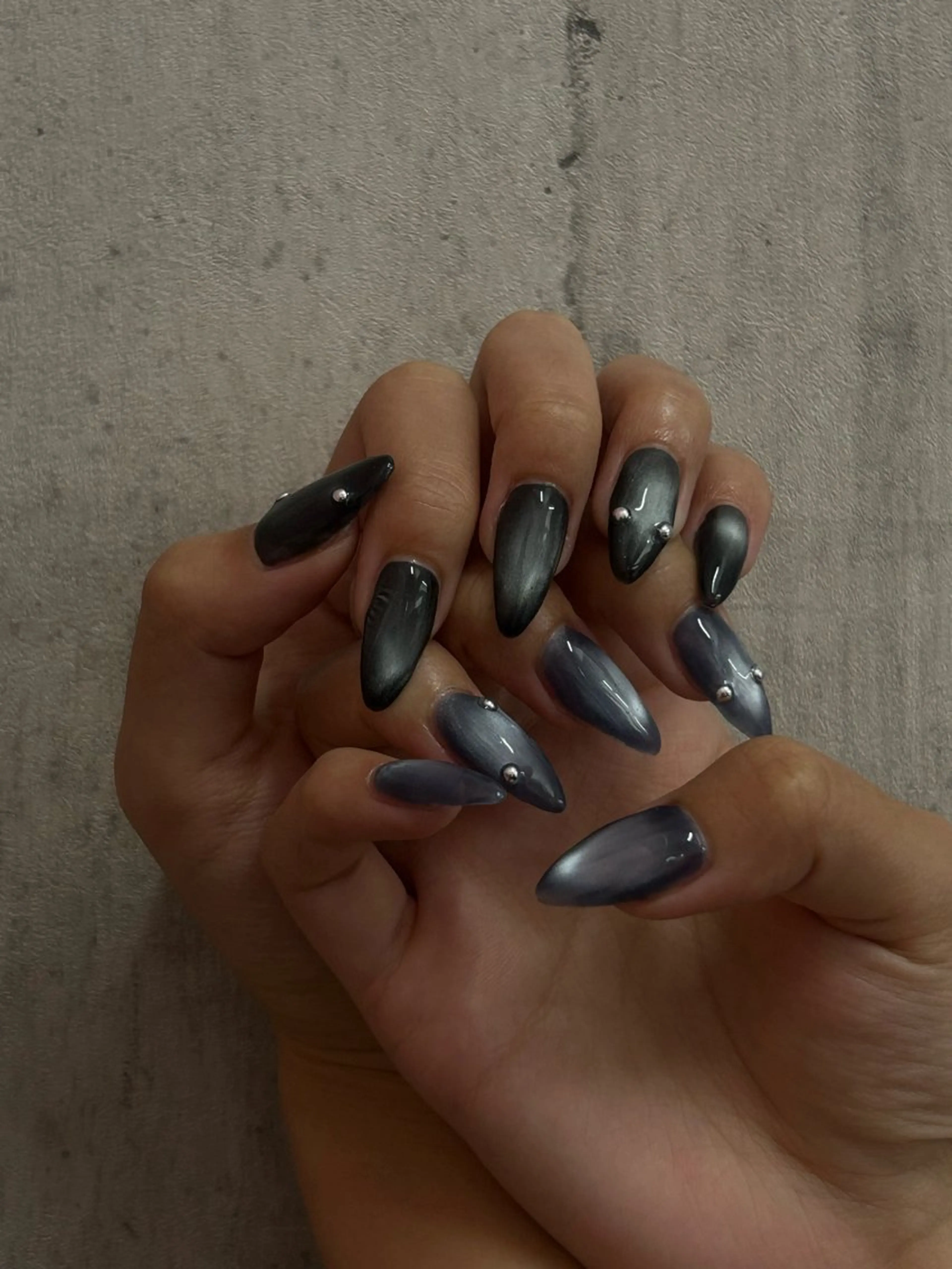 ネイル マグネットネイル ハンドネイル 🎀WOLTOKYO 池袋🎀hinataのネイルデザイン