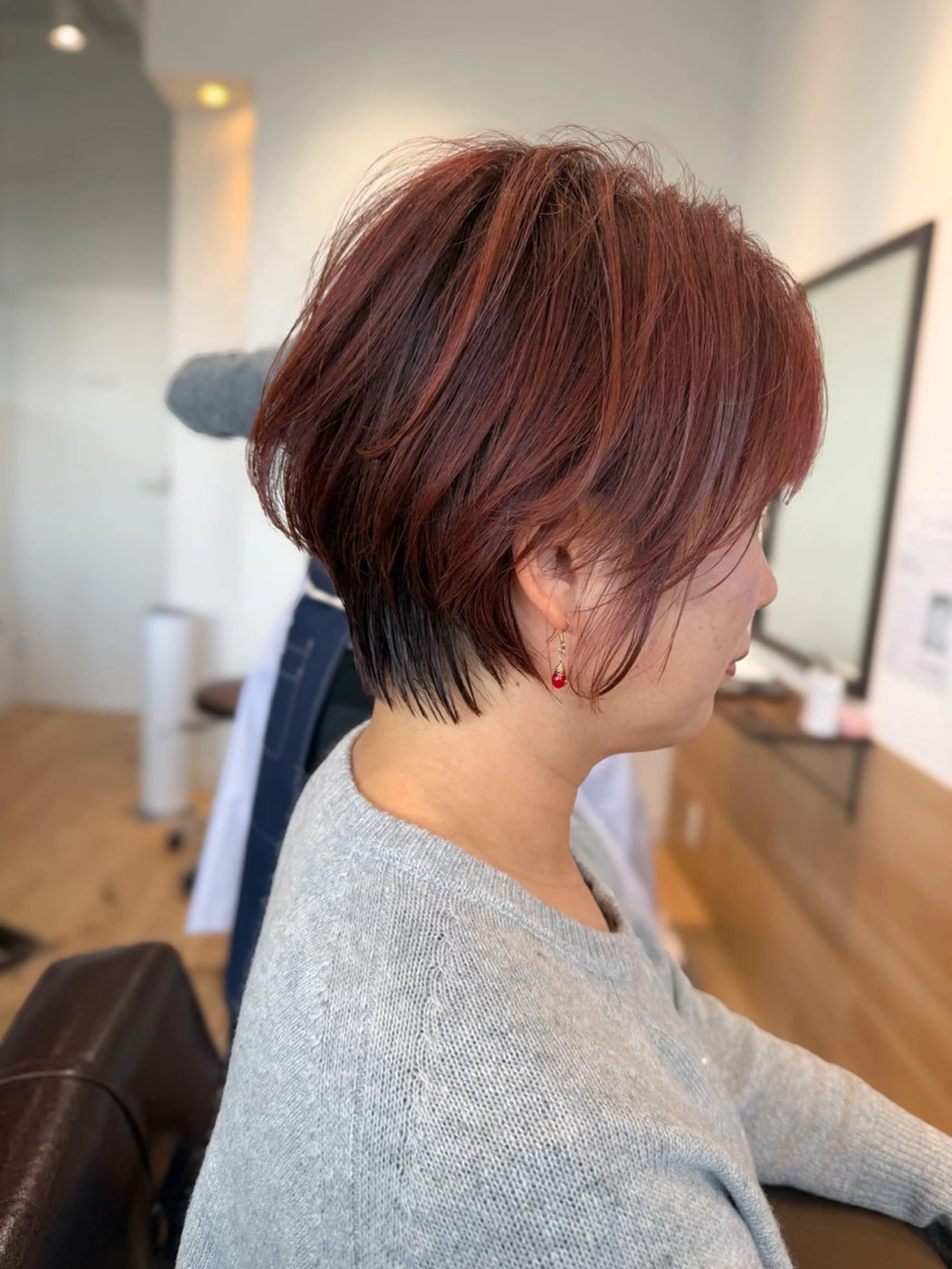 ショート 山田 有希のヘアスタイル