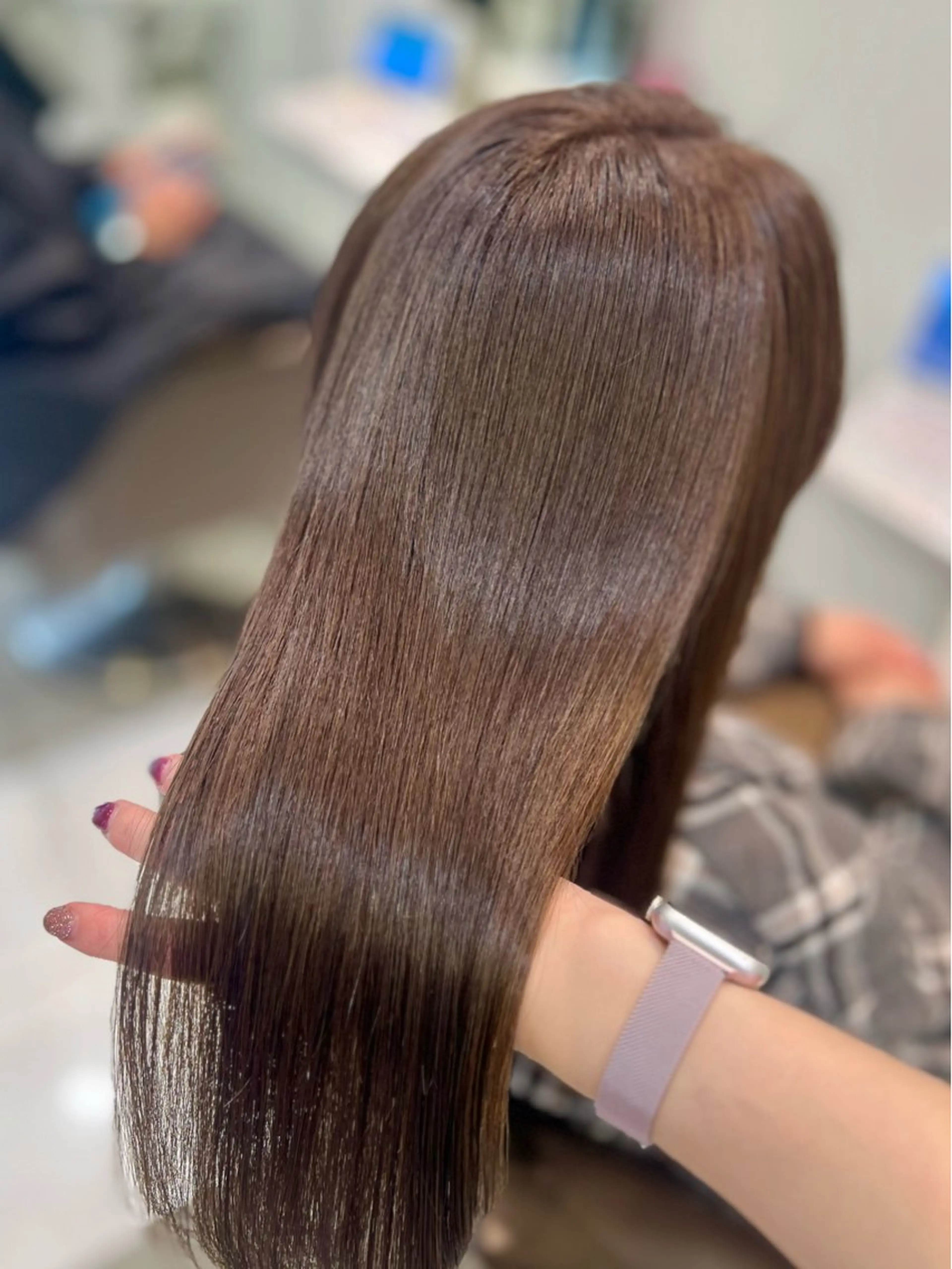 ロング Yuka/Aujua ソムリエ/髪質改善のヘアスタイル