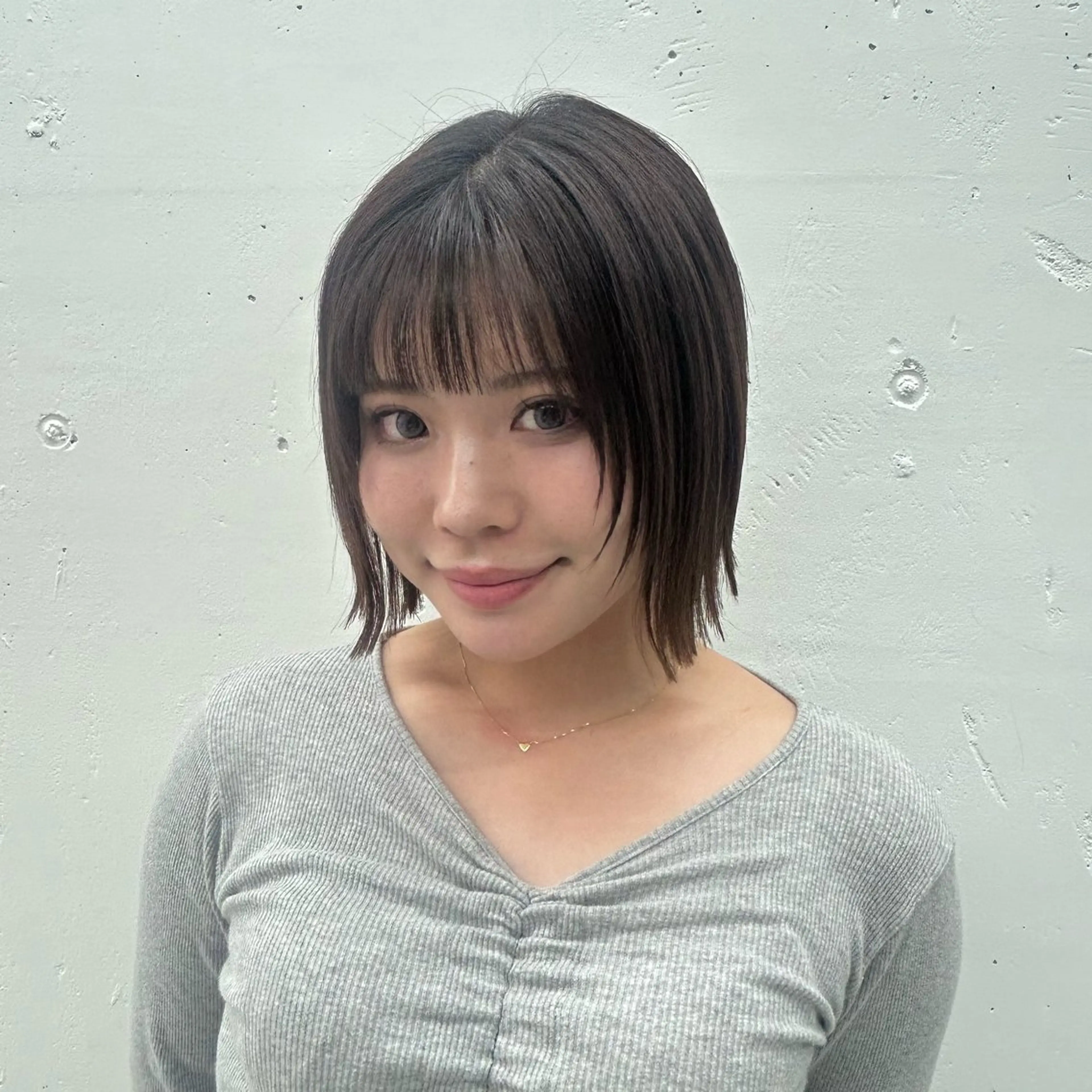 ショート ボブ 顔まわりレイヤー 顔周りカット レイヤーカット 矢場町/8時-22時 JILLSTUDIOのヘアスタイル