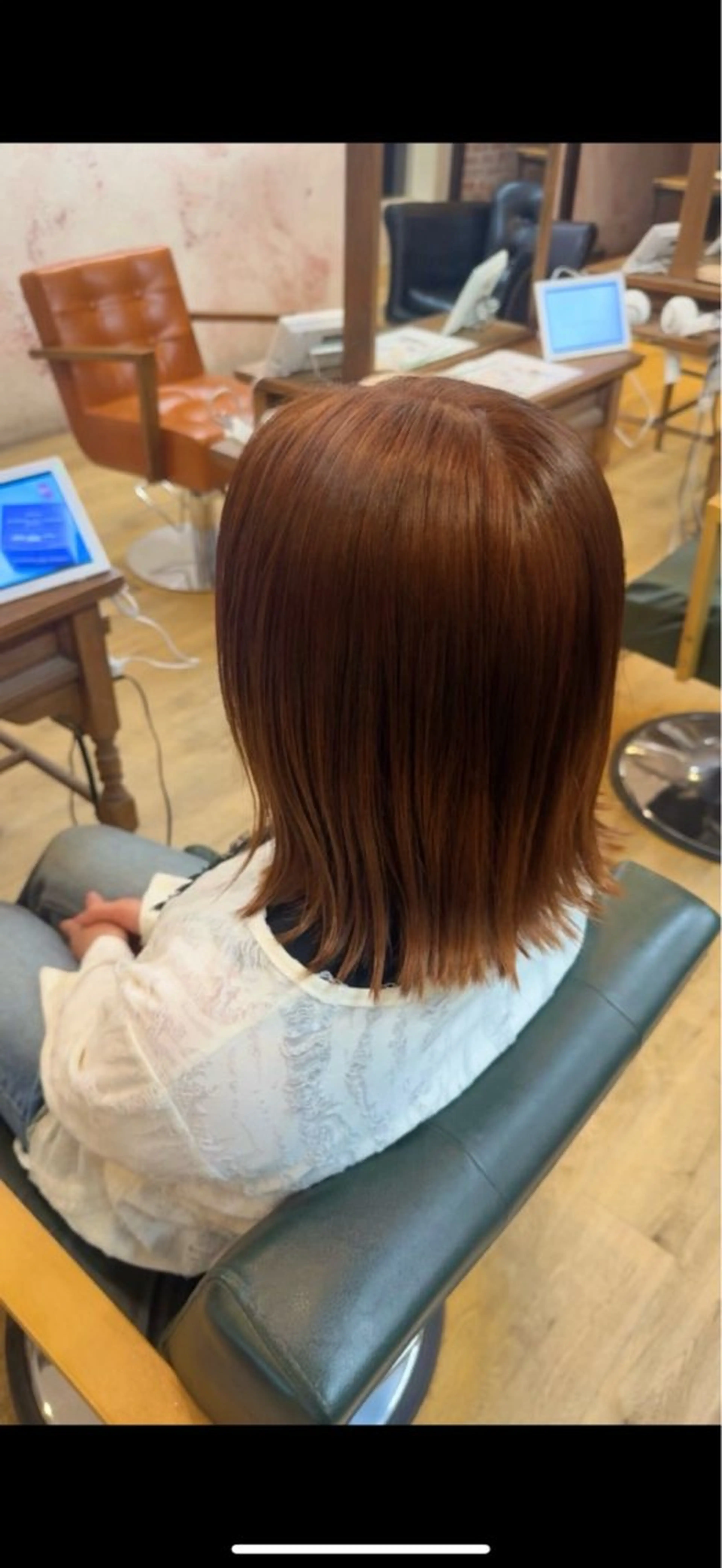 ミディアム カラー 艶カラー/鴻巣/ 山中のヘアスタイル