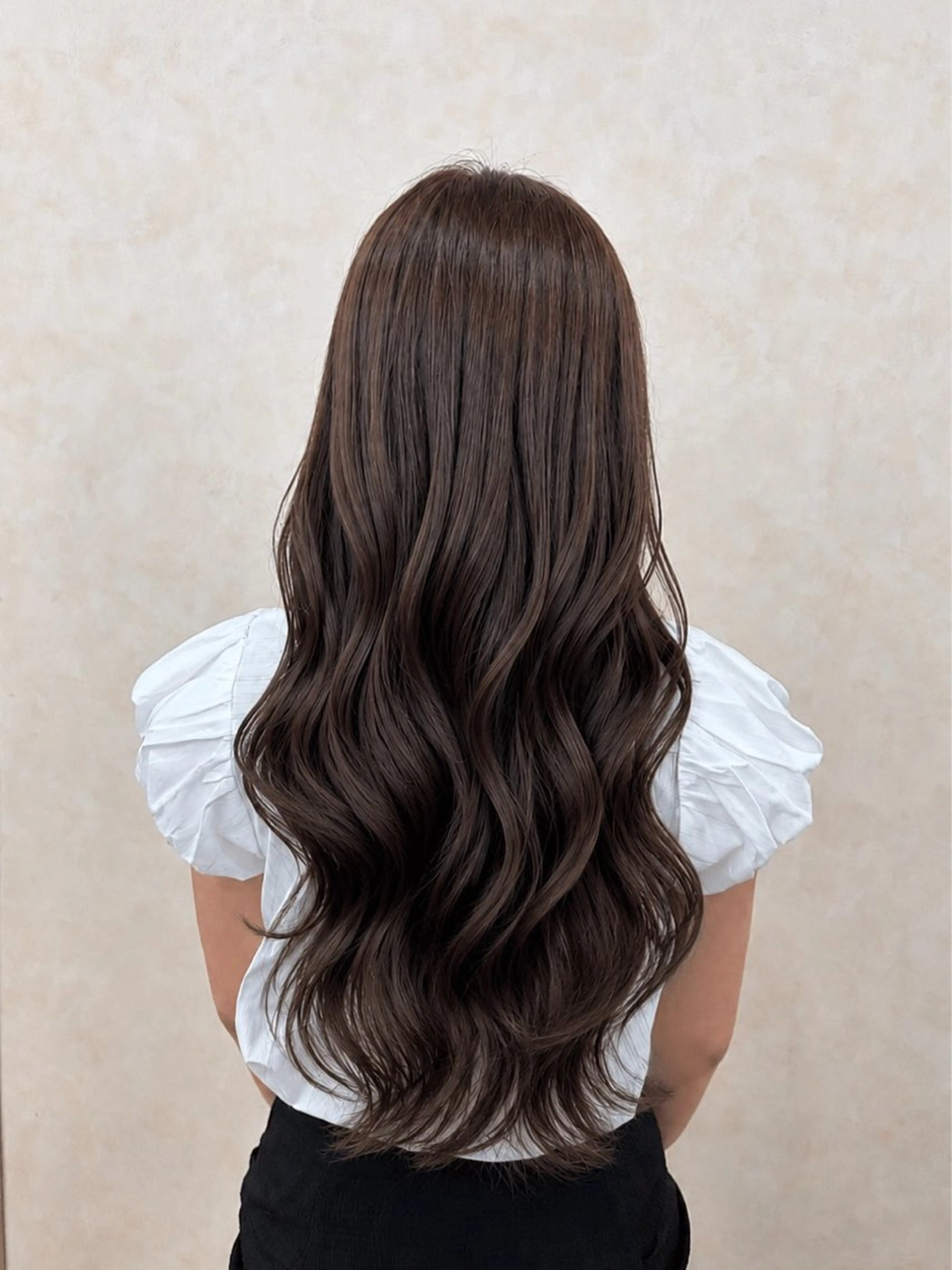 ロング カラー ラベンダーカラー 倉澤 愛理のヘアスタイル