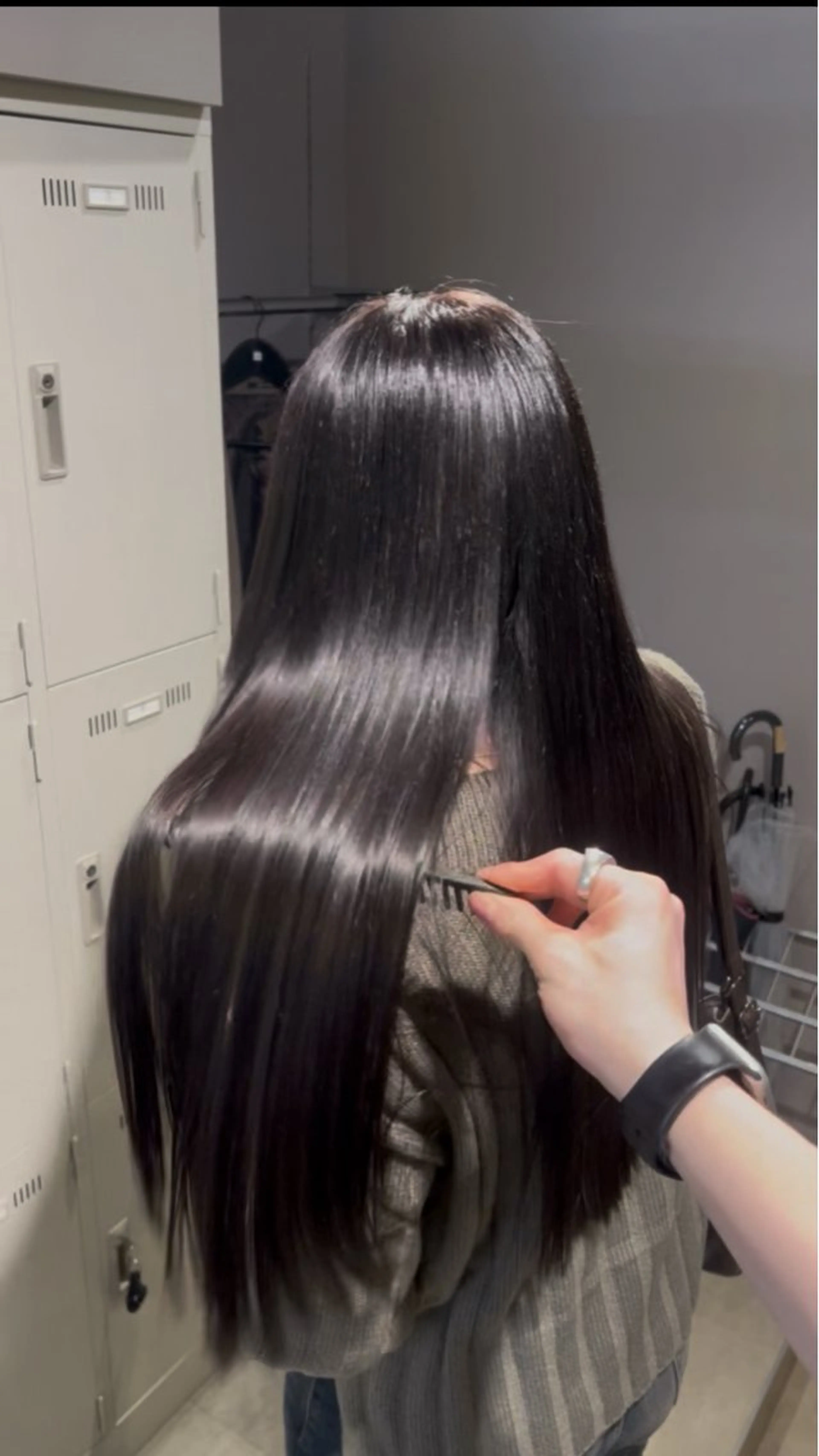 ロング カラー ヘアアレンジ カット 縮毛矯正 トリートメント ヘッドスパ ヘアセット 透明感×韓流ハイ トーン🫧RYUTAのヘアスタイル