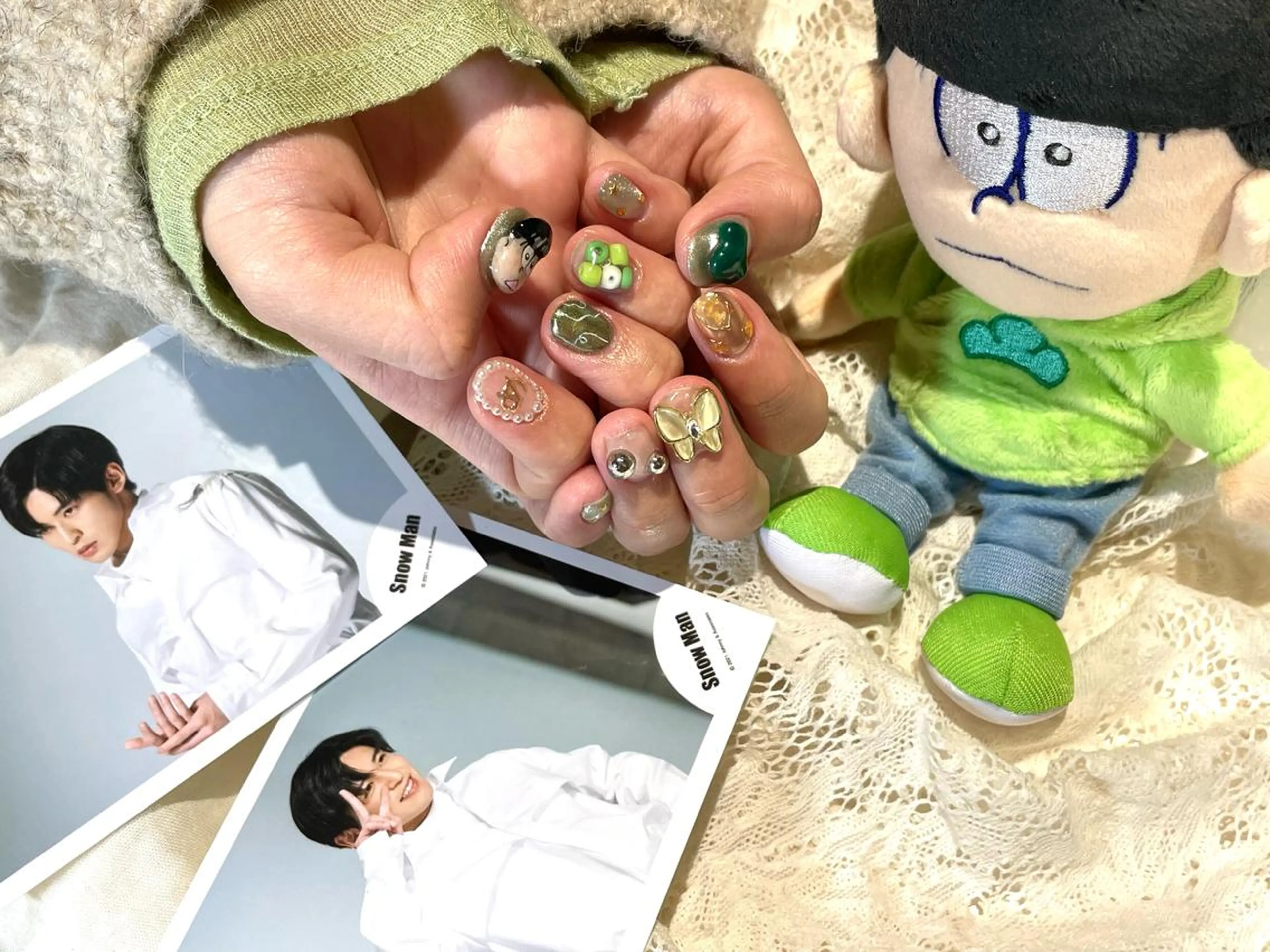 ショート m kaori𓃟のネイルデザイン