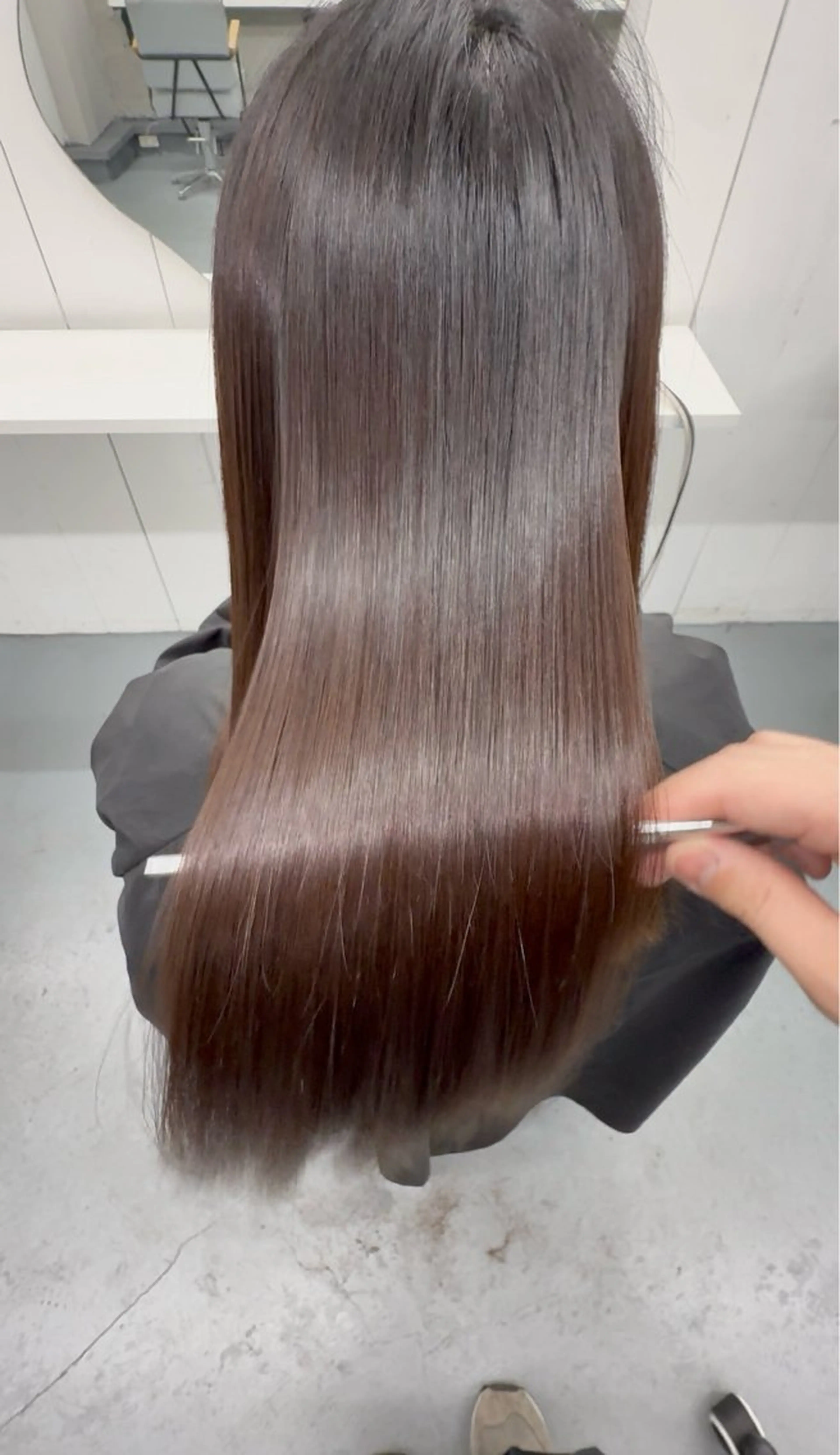 ロング カット ヘアカラー 縮毛矯正 (柏)美髪矯正 髪質改善特化だいちのヘアスタイル