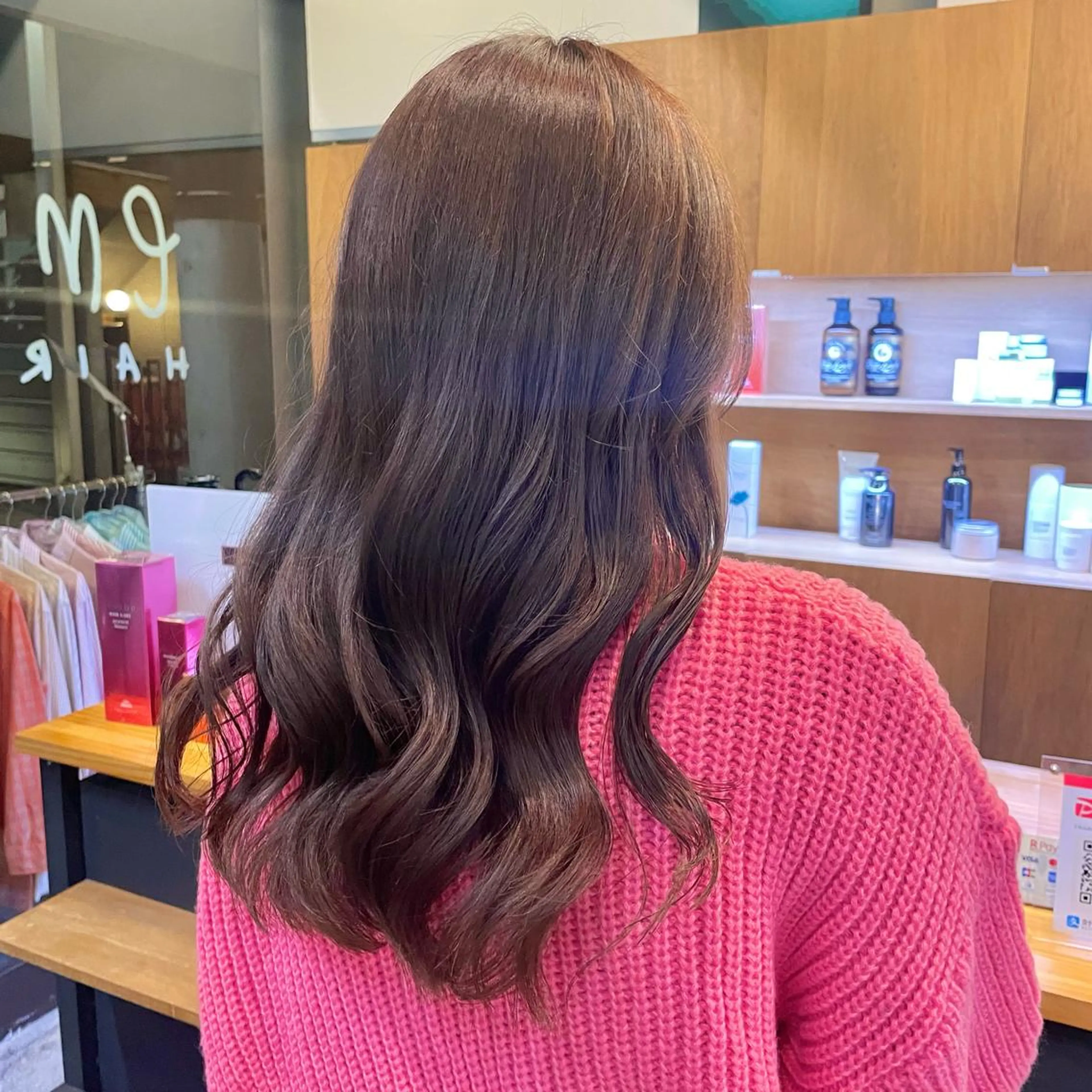 セミロング カラー ヘアアレンジ ヘアカラー 🎀ダブルカラーレイ ヤーyuuri🎀のヘアスタイル
