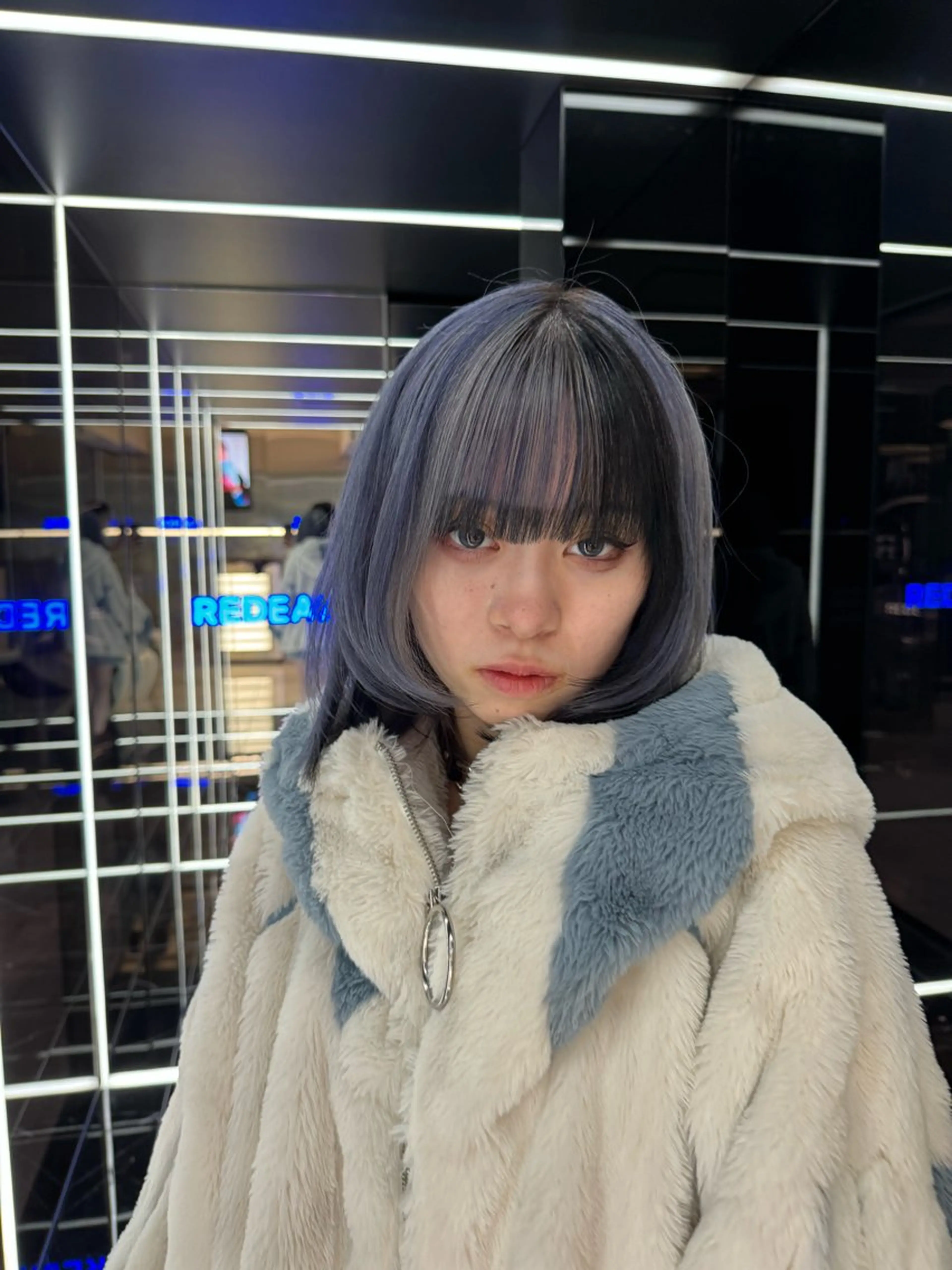 ショート ふかじ/複雑履歴修正 縮毛矯正ブリーチのヘアスタイル