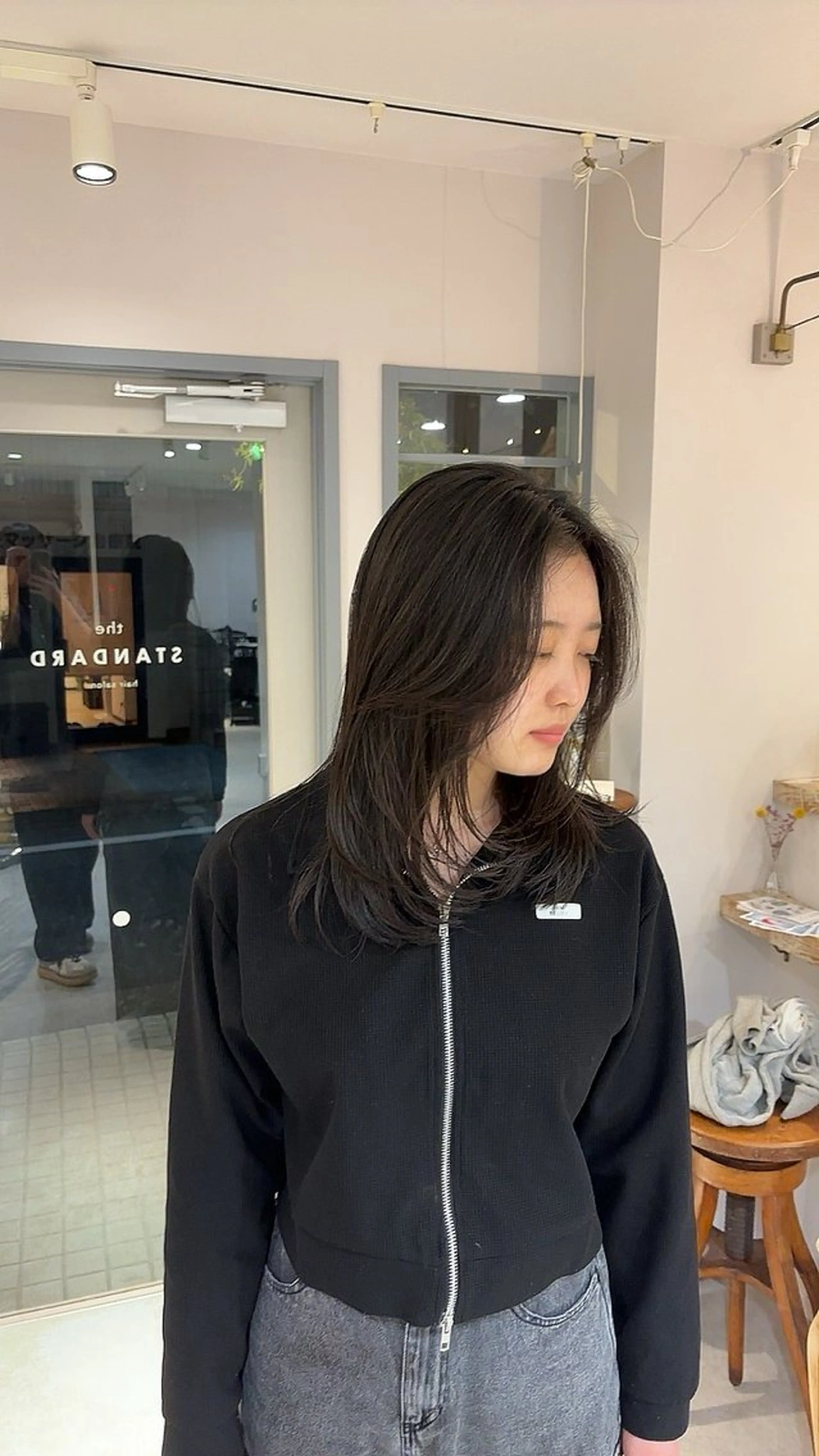 セミロング yu- naのヘアスタイル