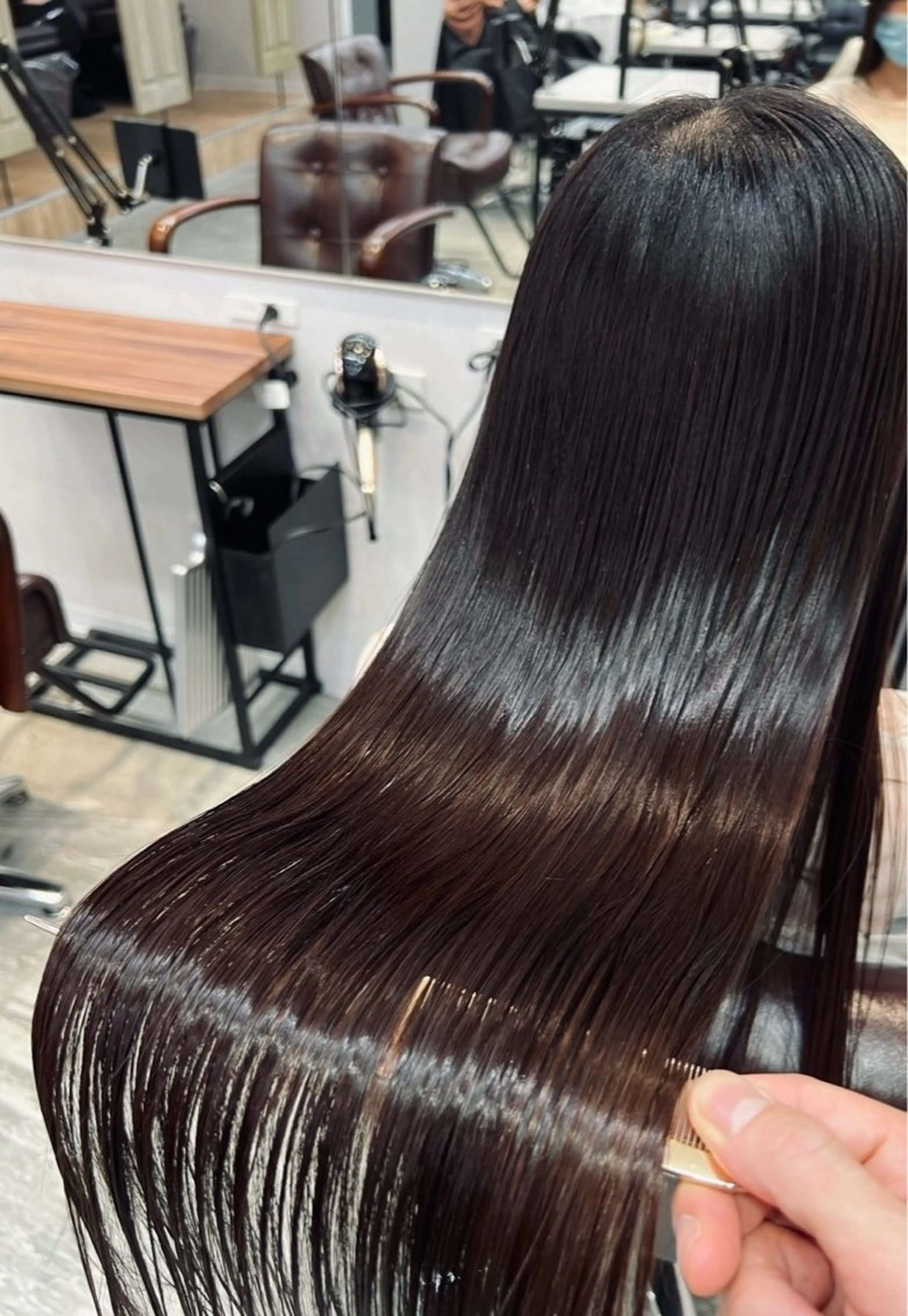 ロング 縮毛矯正 ⭐︎髪質改善⭐︎ ちはる🤍のヘアスタイル