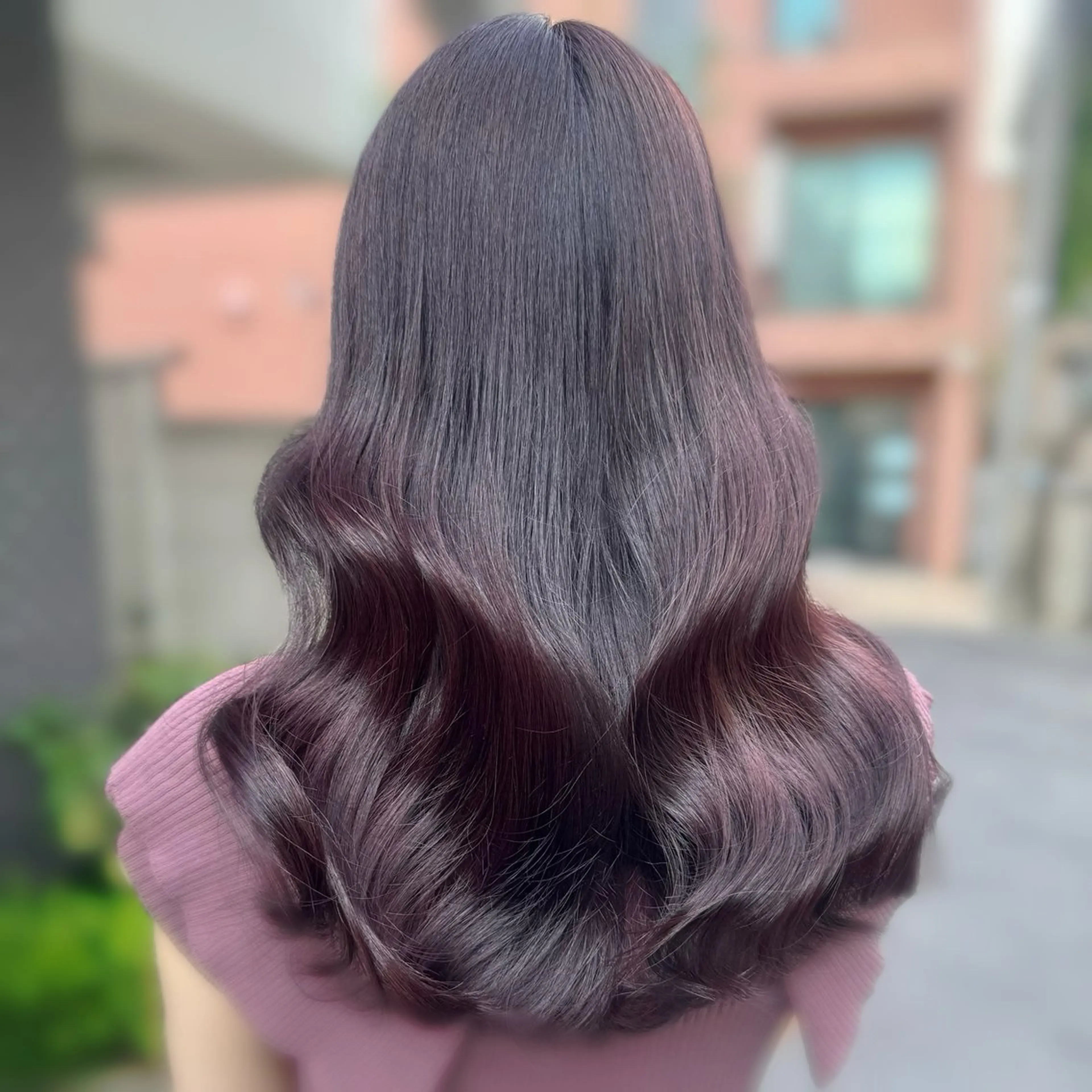 ロング カラー ヘアカラー トリートメント ブリーチなしカラー kana🐱のヘアスタイル