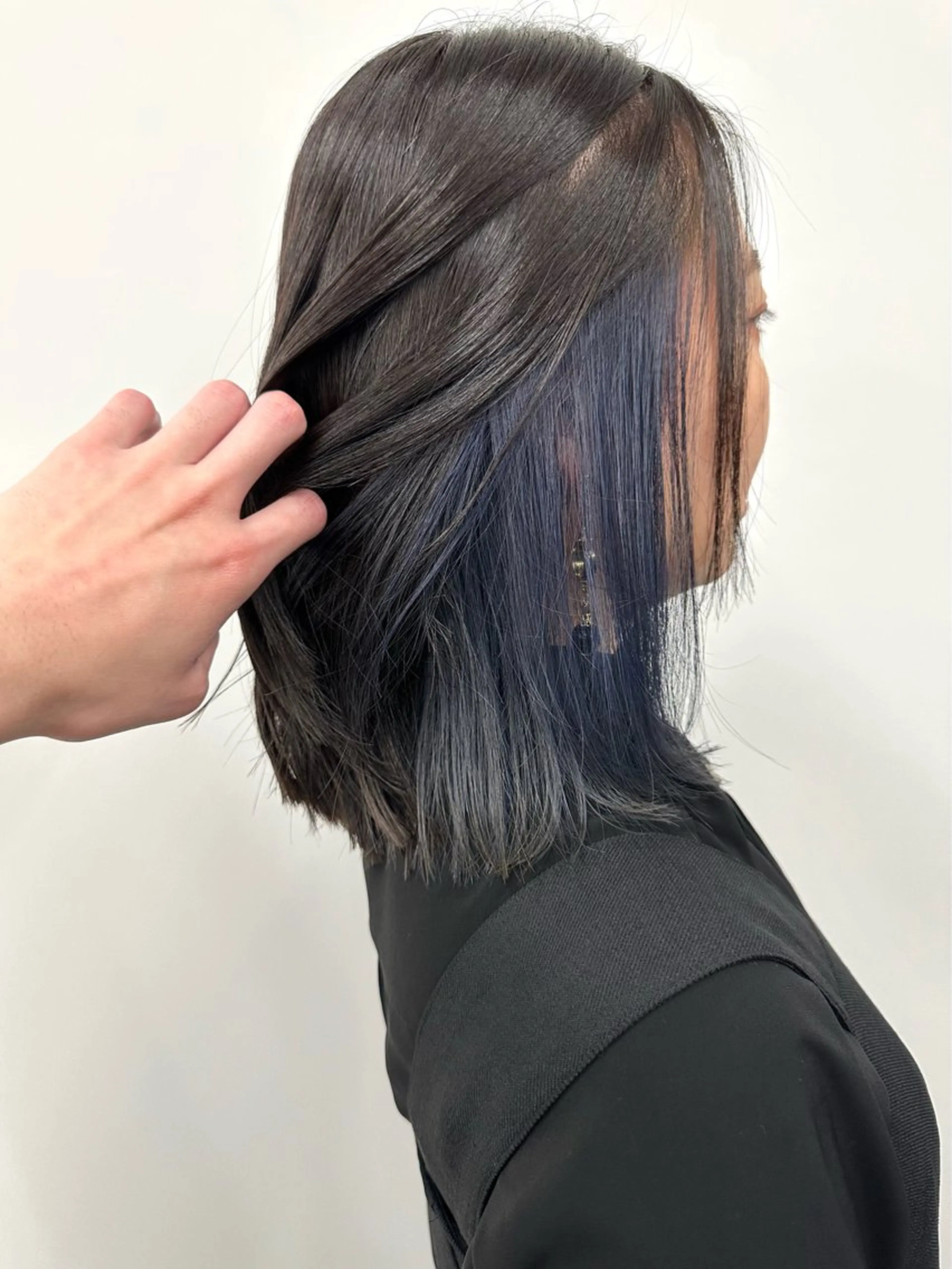 ミディアム カラー カット ヘッドスパ ボブ/ゆるふわ ボブパーマ/とういのヘアスタイル