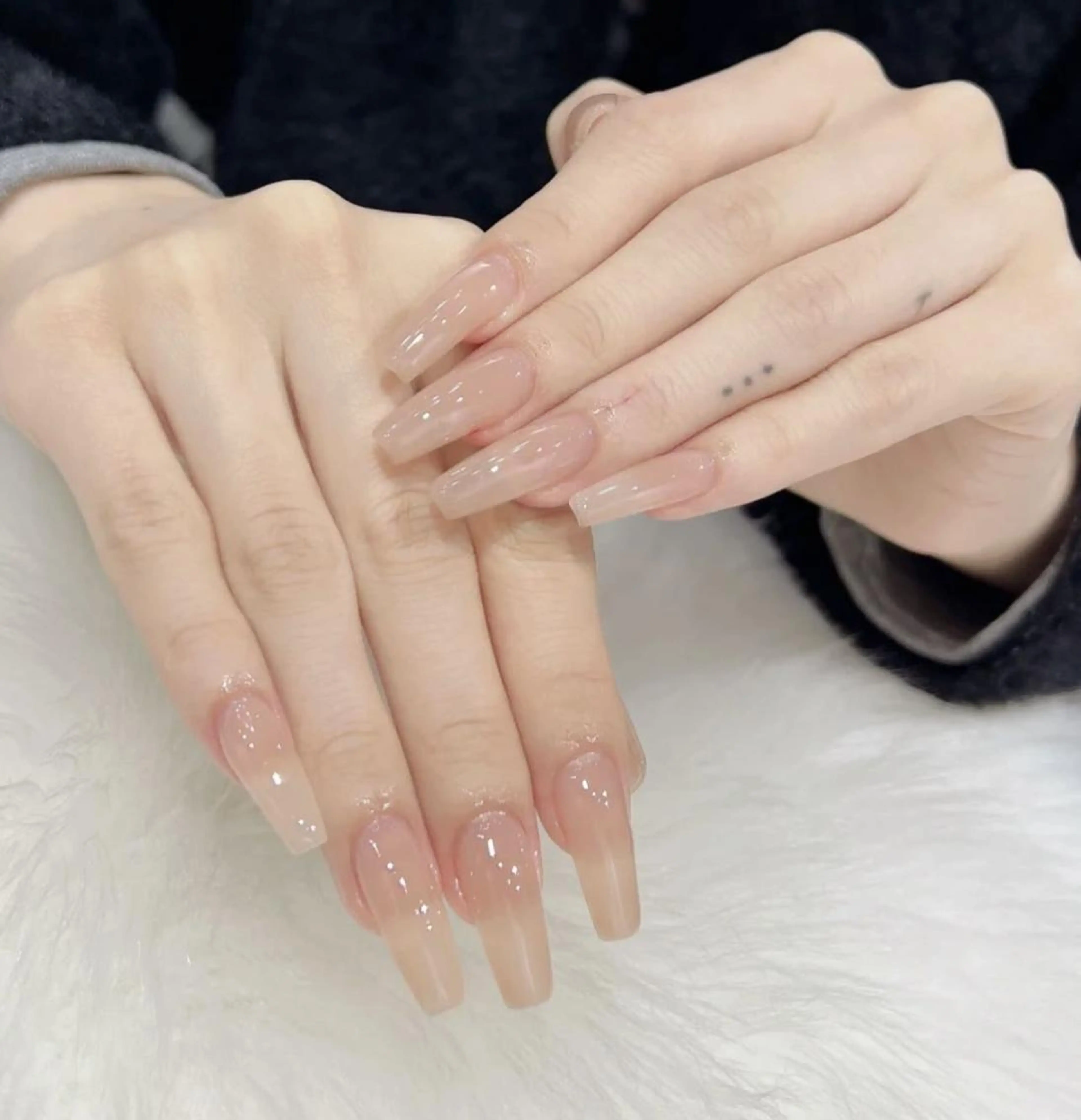 ネイル 長さ出し マグネットネイル ワンカラーネイル ネイルチップ Queens momoのネイルデザイン