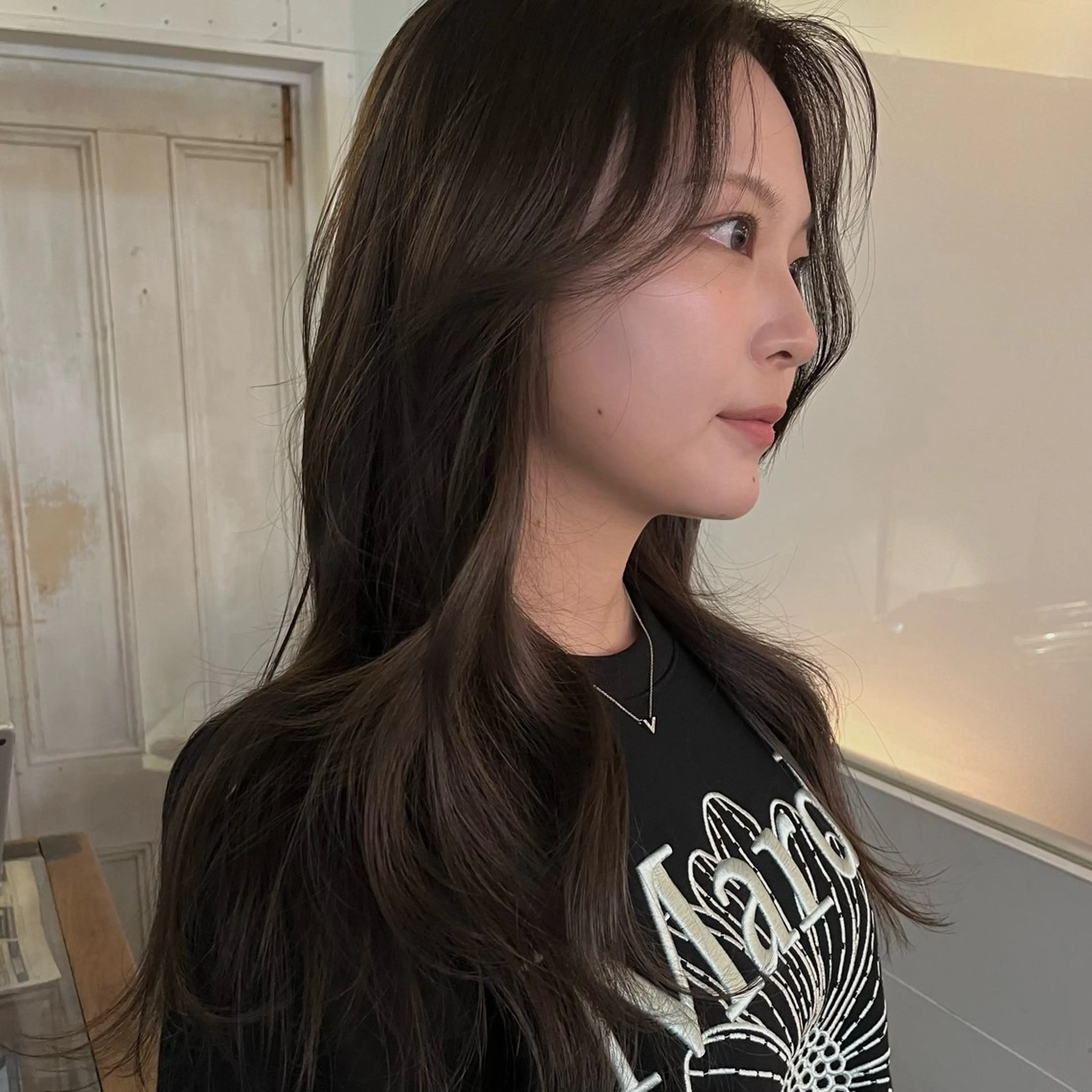 セミロング ブリーチなし/透明感 /ショート/大世のヘアスタイル