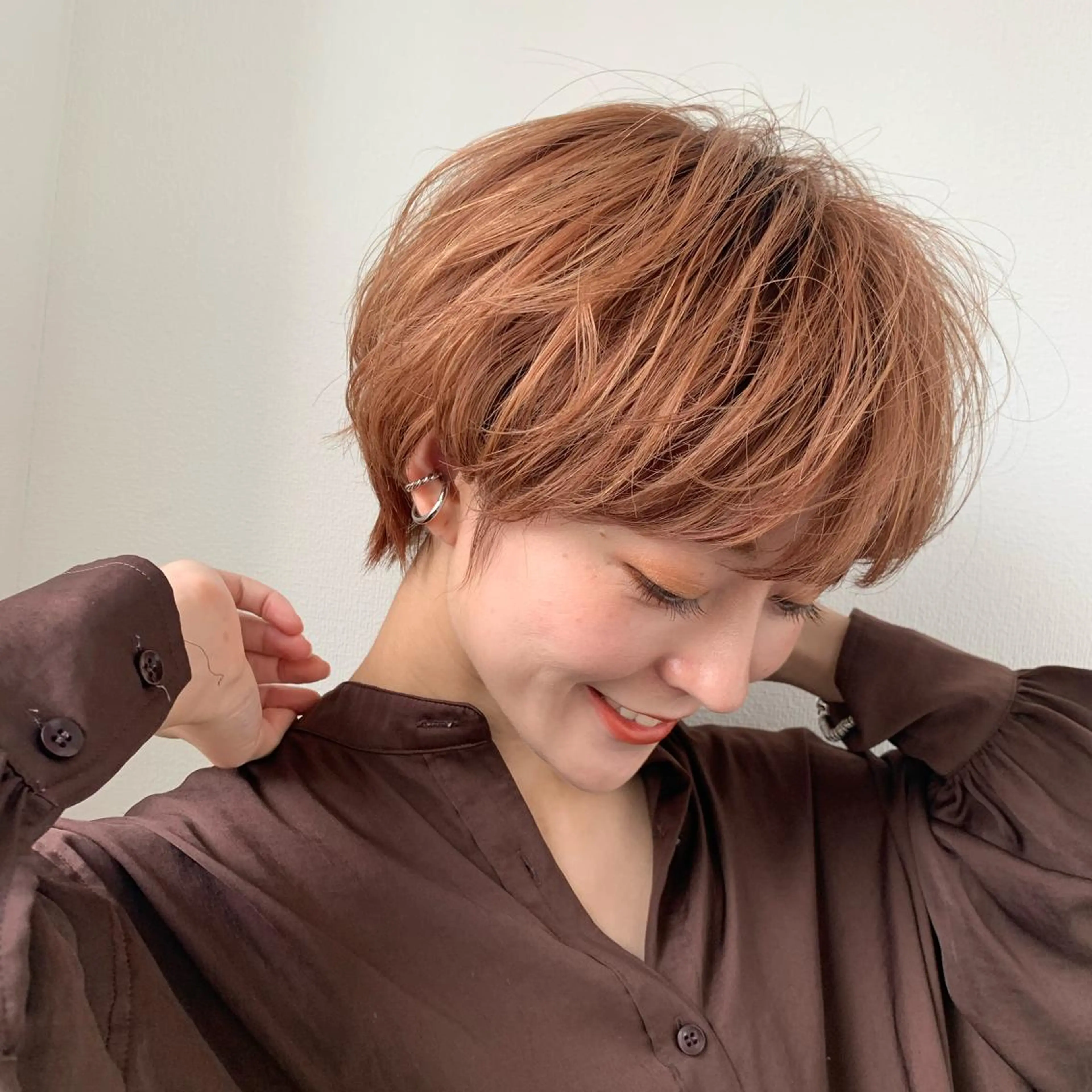 ショート 丸みショート ショートヘア 髪質改善/ 縮毛矯正/相原聡のヘアスタイル