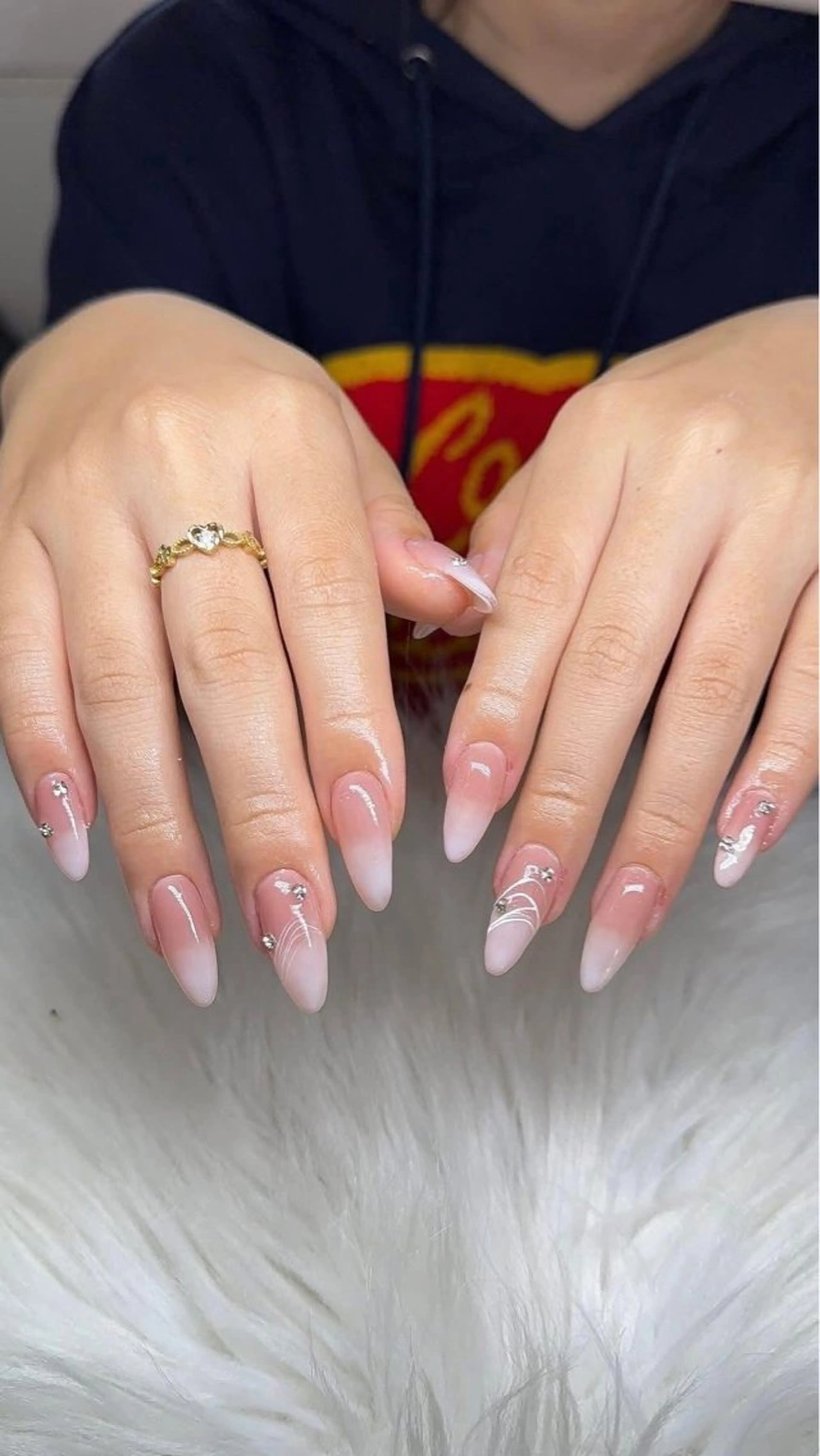 ネイル チークネイル フットネイル フレンチネイル グラデーション 韓国ネイル YUKI NAILのネイルデザイン