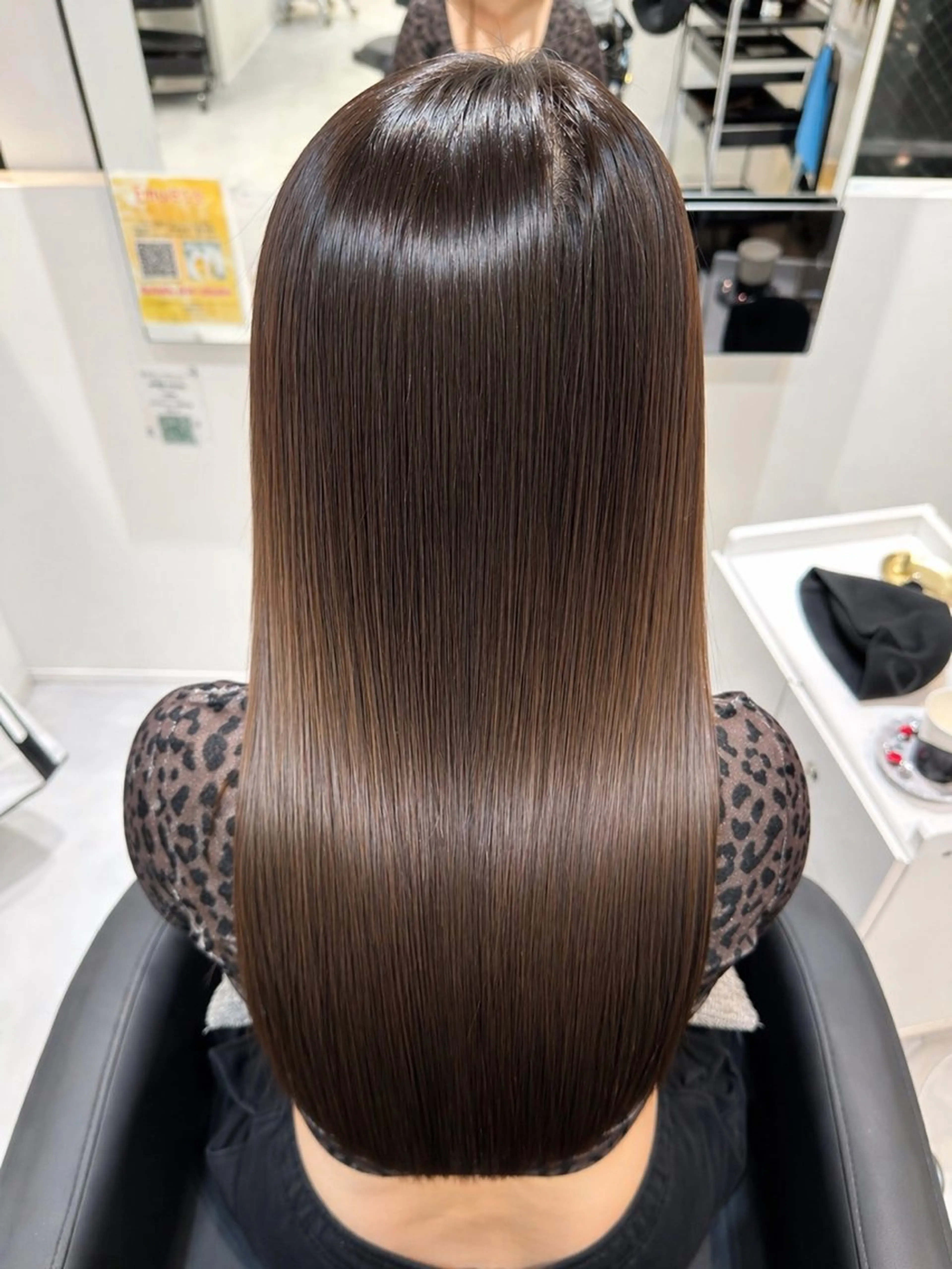 ロング 縮毛矯正 トリートメント Emuest心斎橋 SAKIのヘアスタイル