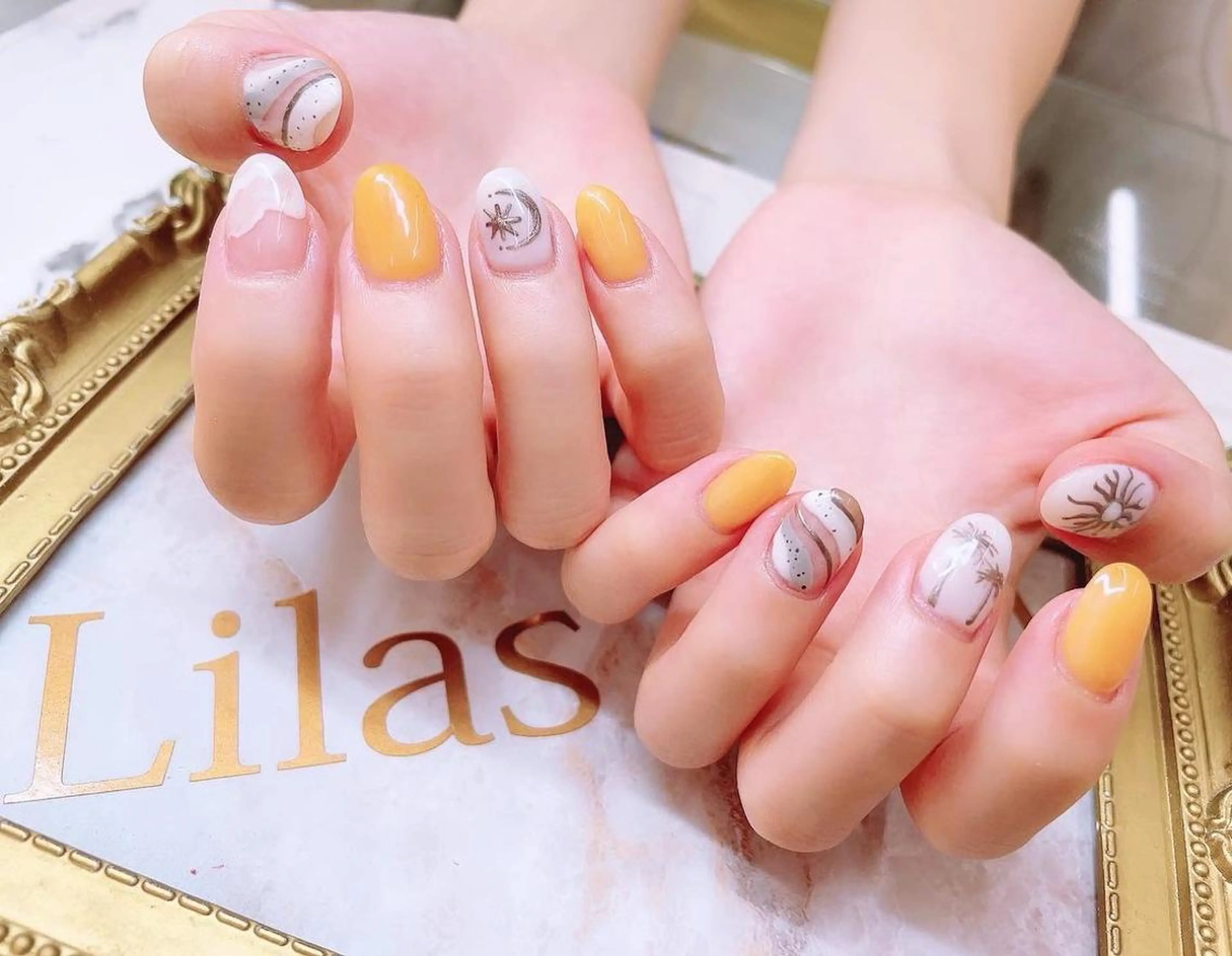 ネイル ジェルネイル ハードジェル キラキラネイル ラメ(グリッター) ロングネイル Lilas Nailのネイルデザイン
